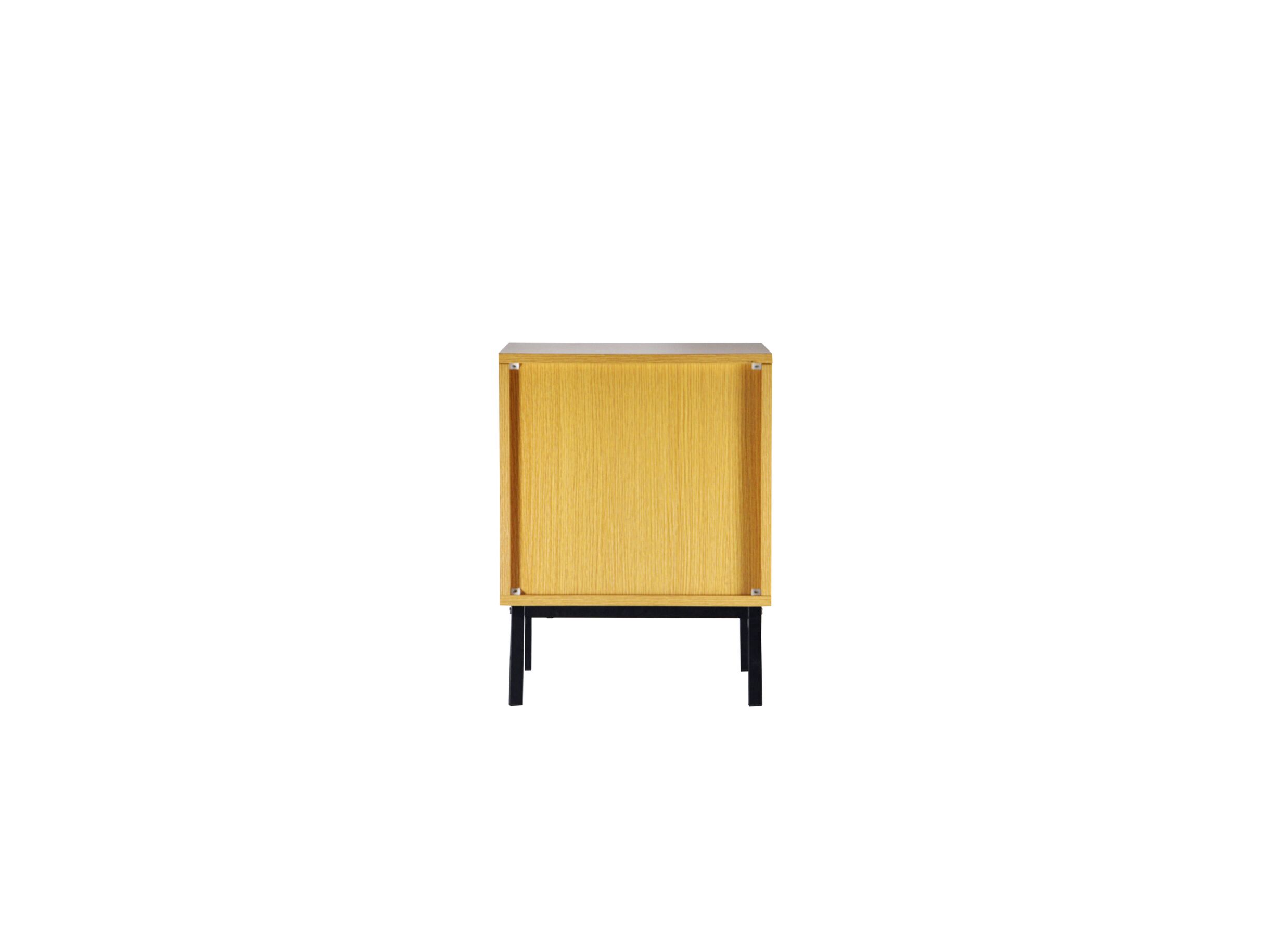 Aperçu - Table de chevet Nevado 40x40x52cm - MDF mélamine - chêne sauvage