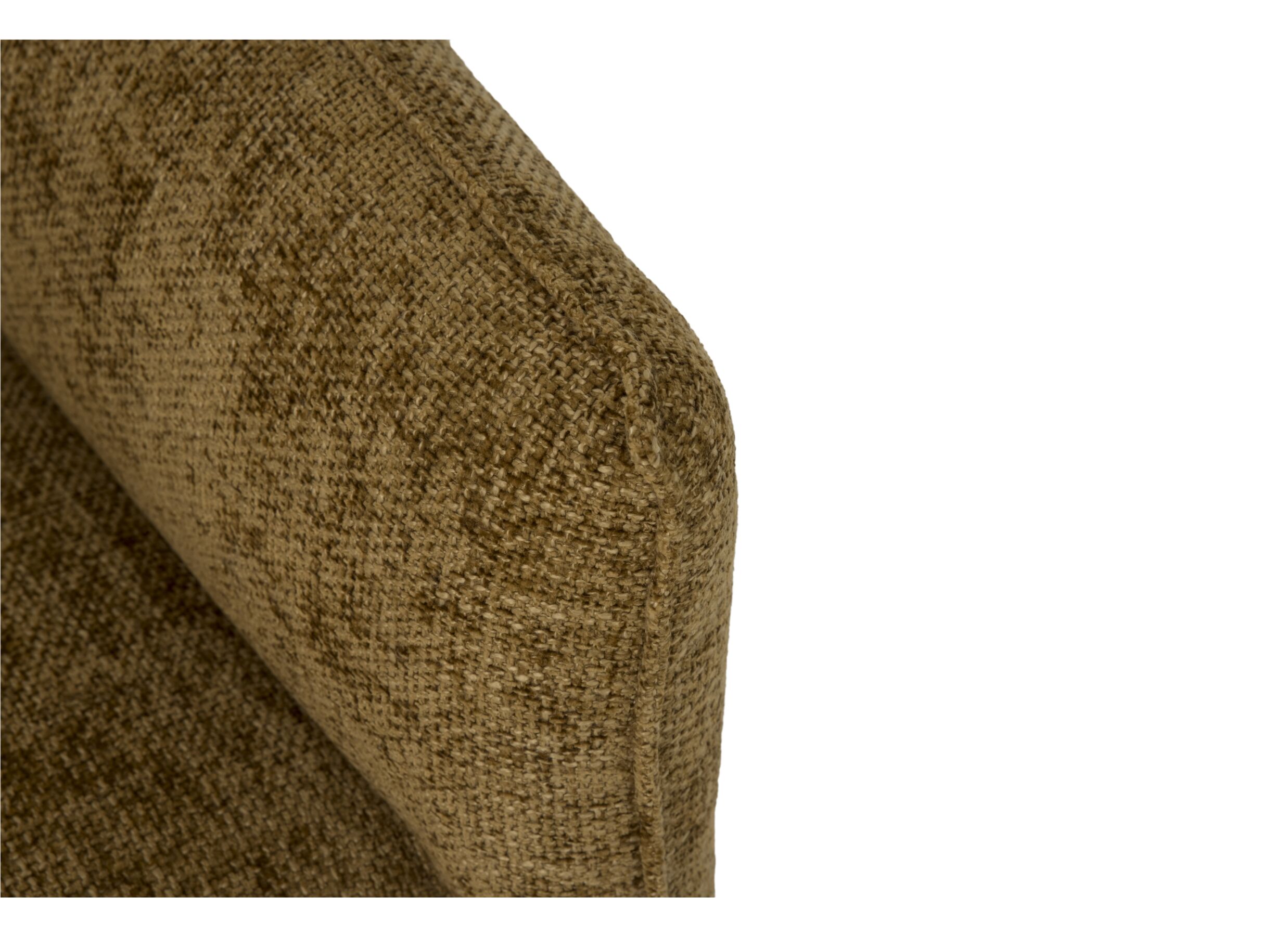 Detail - Canapé d'angle Vardy 362x173cm - tissu - moutarde