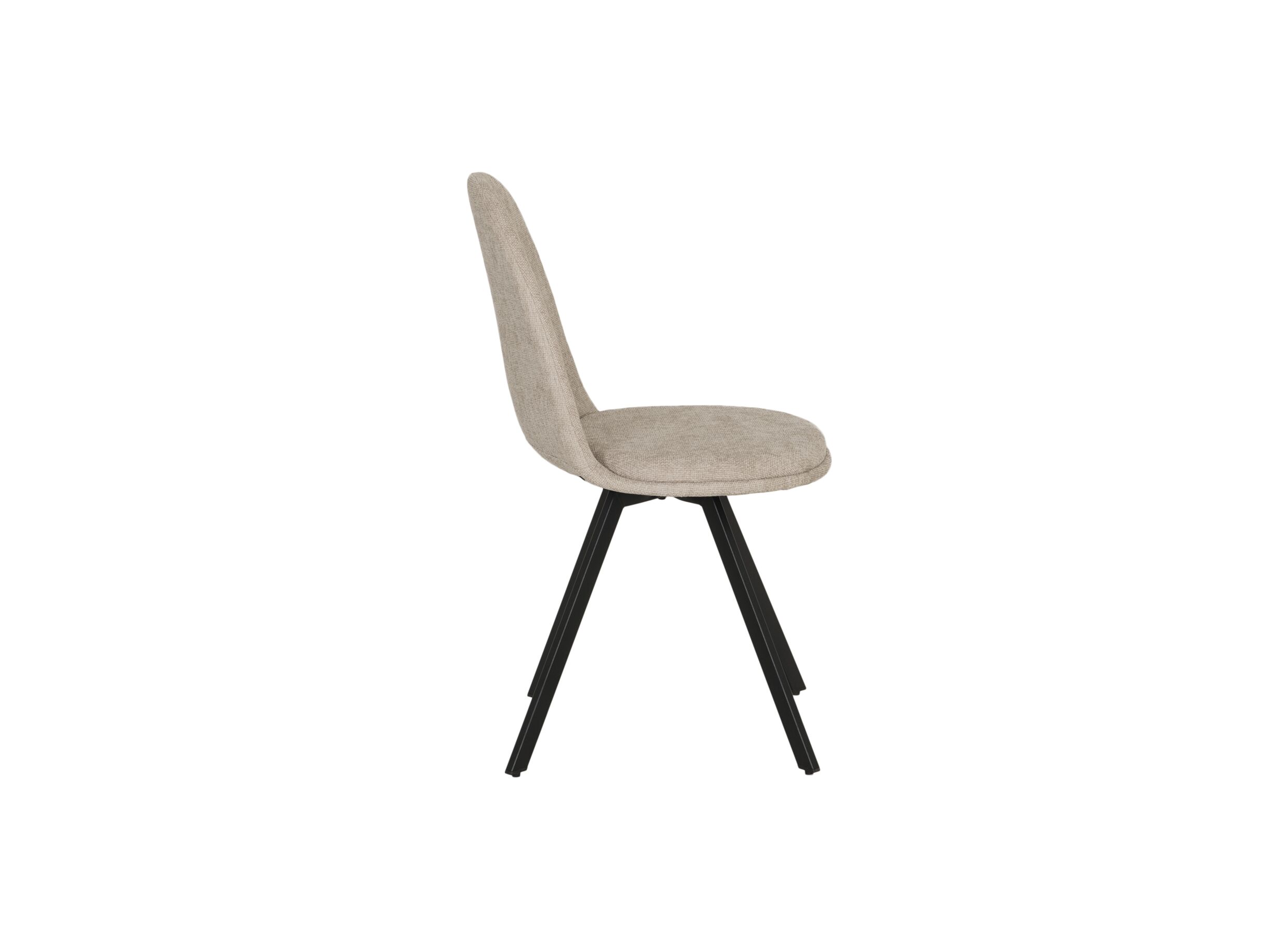 Overzichtsfoto - Stoel Siren 47x57x88cm - polyestervezel - beige