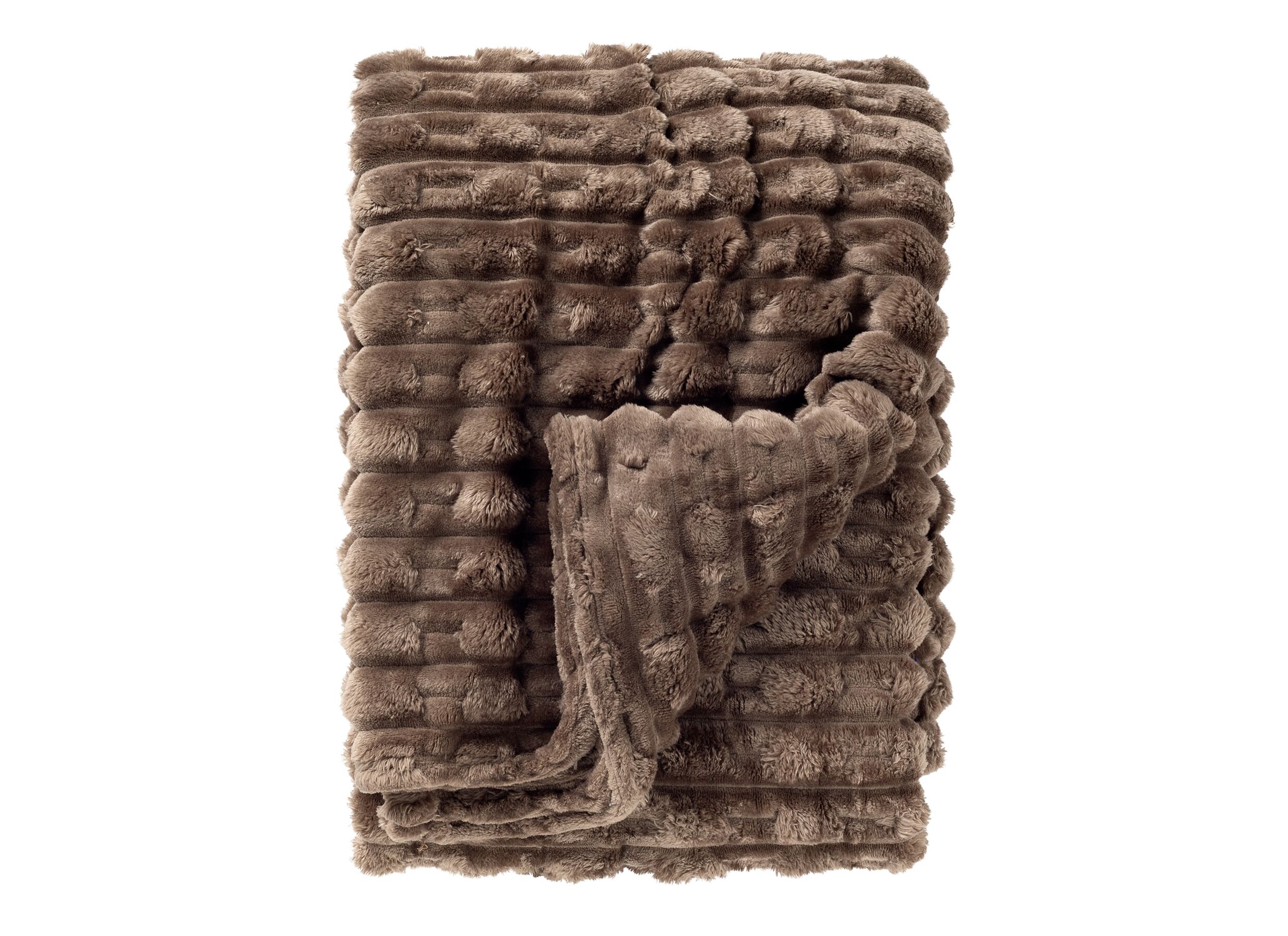 Plus Important - Plaid Luca 150x200cm - polyester recyclé - driftwood