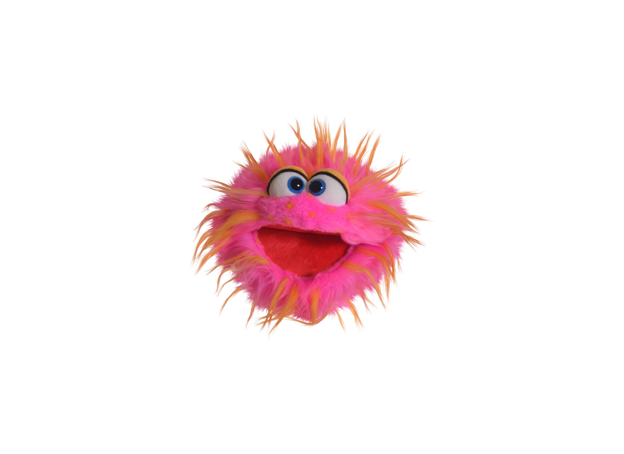 Handpop Knaller H20cm - polyester - roze/oranje - Marionnette à main Knaller H20cm - polyester - rose/orange