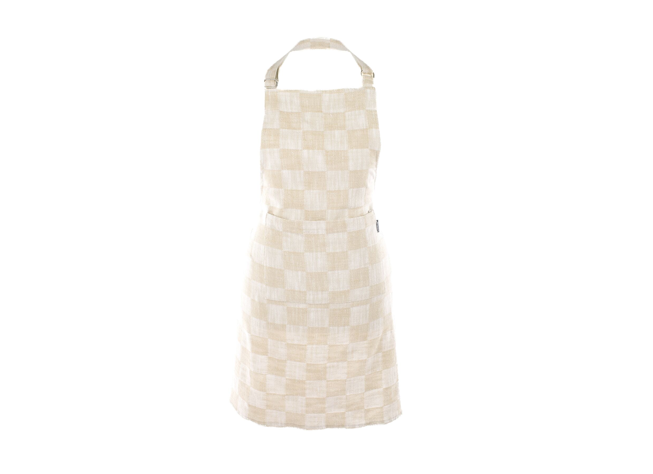 Keukenschort Harriet 74x85cm - katoen - beige - Tablier de cuisine Harriet 74x85cm - coton - beige