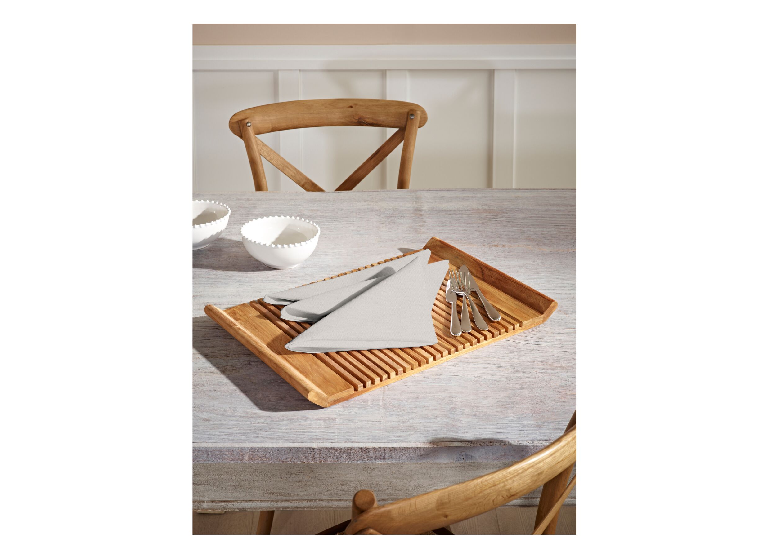 Serviette Prasel 43x43cm 4 pièces - Serviette Prasel 43x43cm 4 pièces