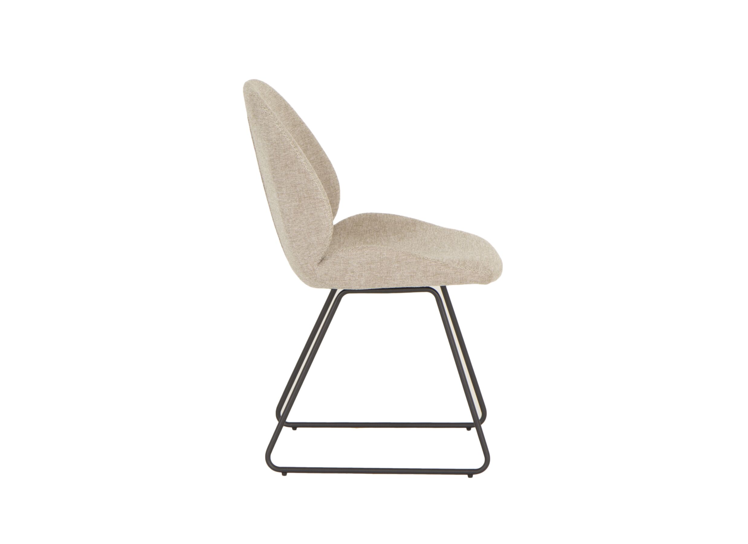 Chaise Patti 49x53x87cm - tissu - beige
