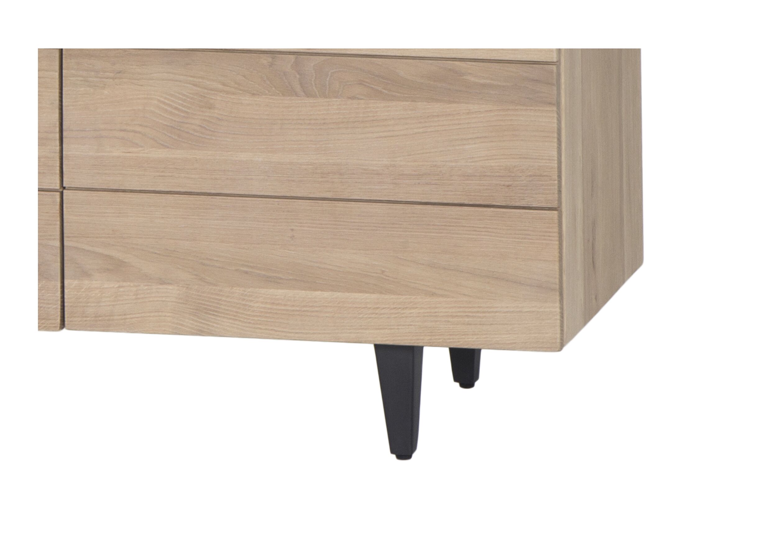 Buffet Palacio 180cm - chêne massif & décor - naturel