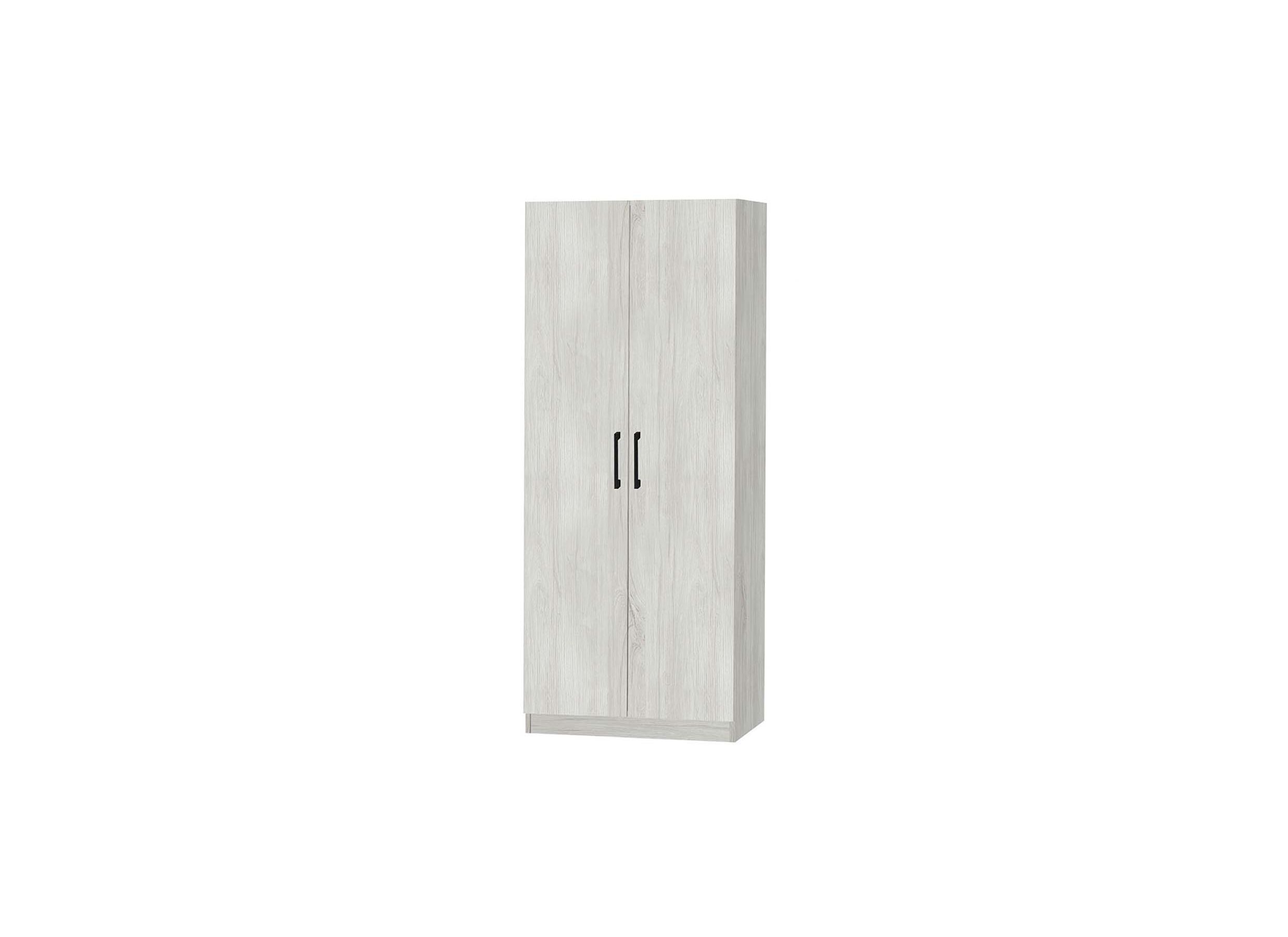 Opbergkast 60cm - decor - witte eik