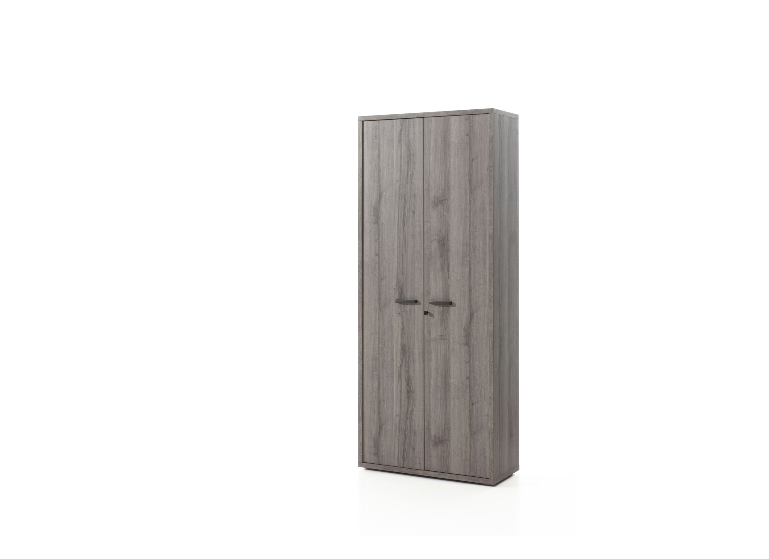 Armoire de rangement Pronto 2 90x216x40cm - Armoire de rangement Pronto 2 90x216x40cm - mélamine - sherman gris