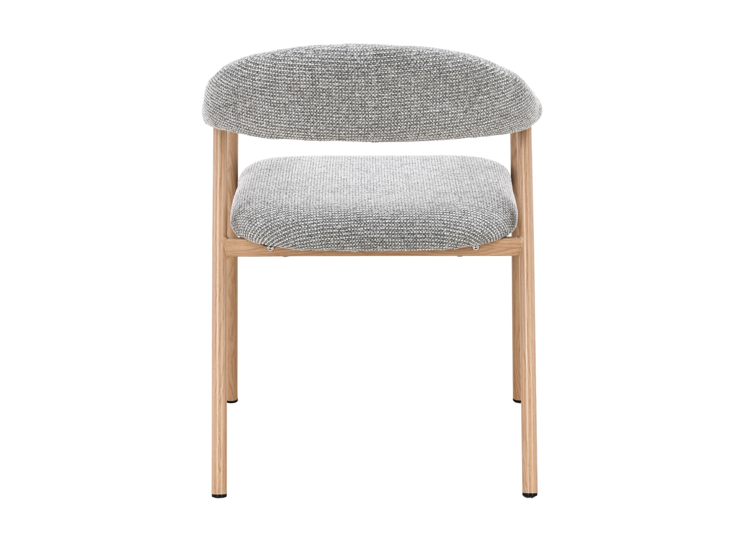 Aperçu - Chaise Alia 58x59x76cm - tissu - gris