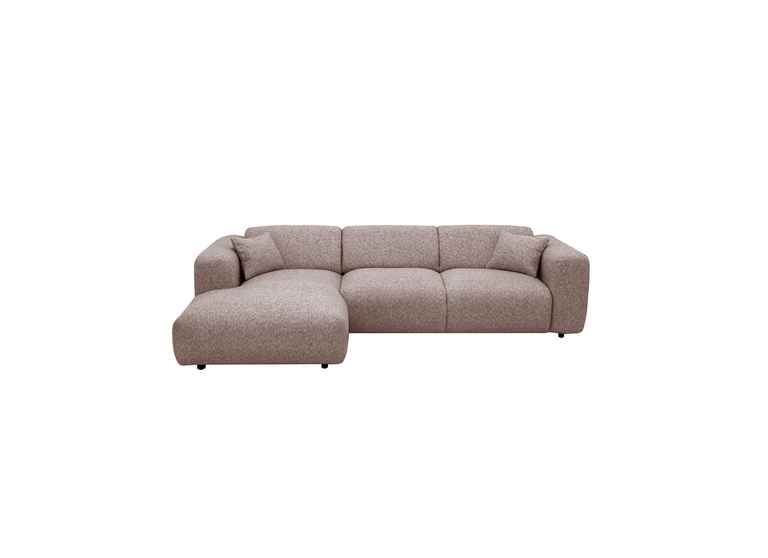 Aperçu - Canapé d'angle Cloud 280x165cm - tissu - brun
