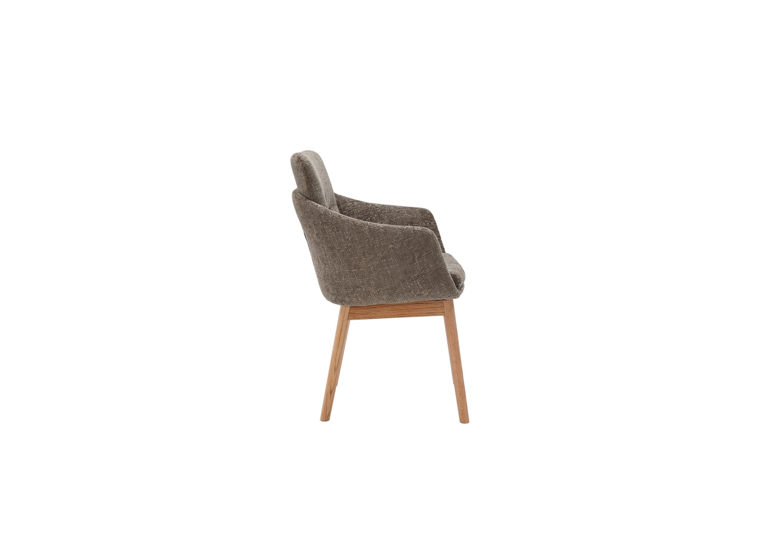 Overzichtsfoto - Kuipstoel Suya 59x69,5x87cm - polyestervezel - taupe