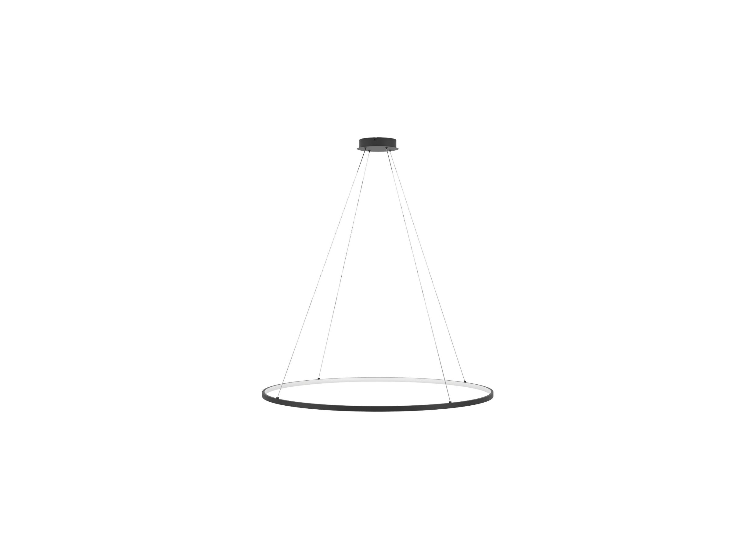 Overzichtsfoto - Hanglamp Parruta Ø99cm 40W LED metaal zwart