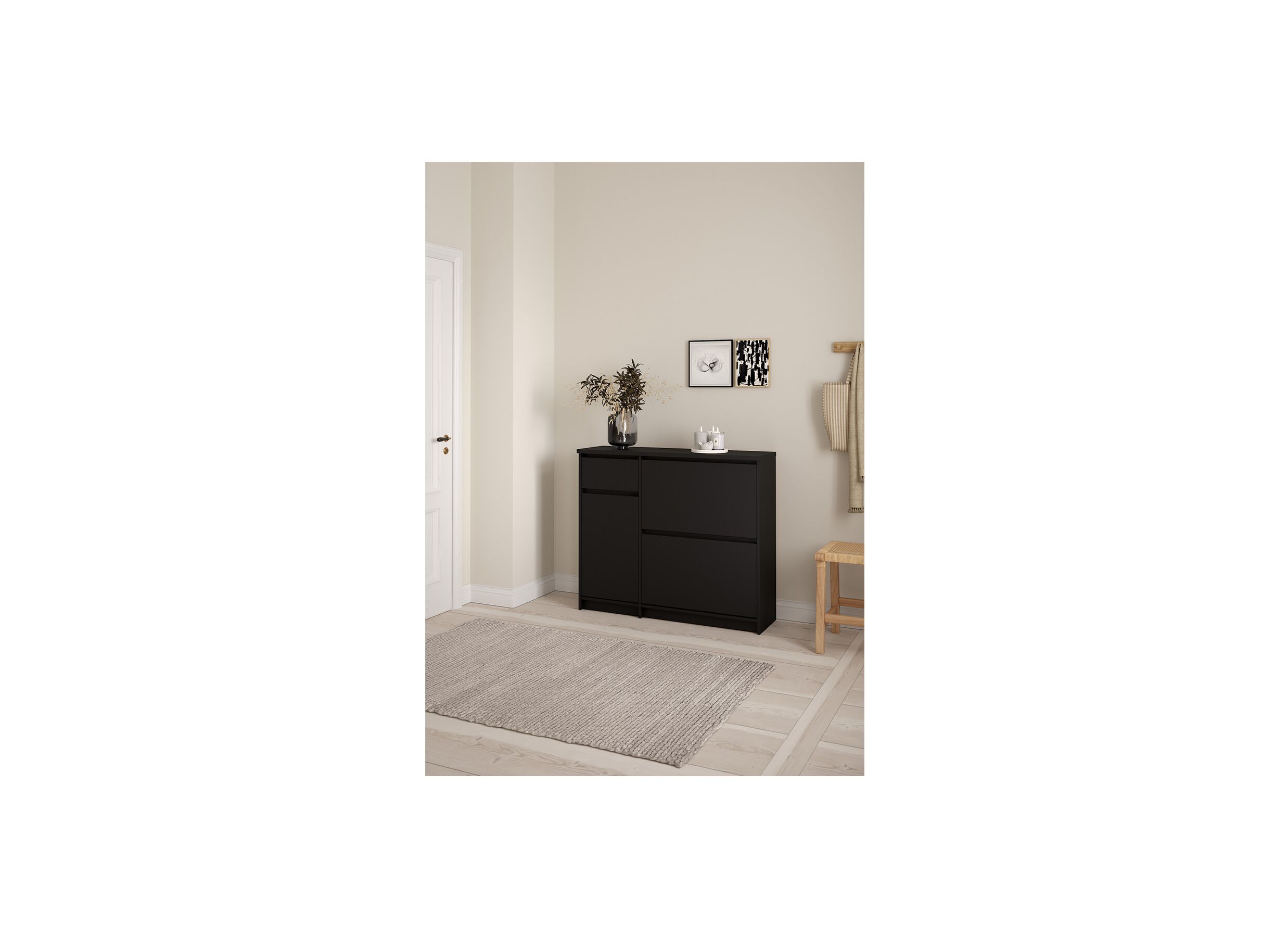 Armoire à chaussures Naia 109x32x93cm