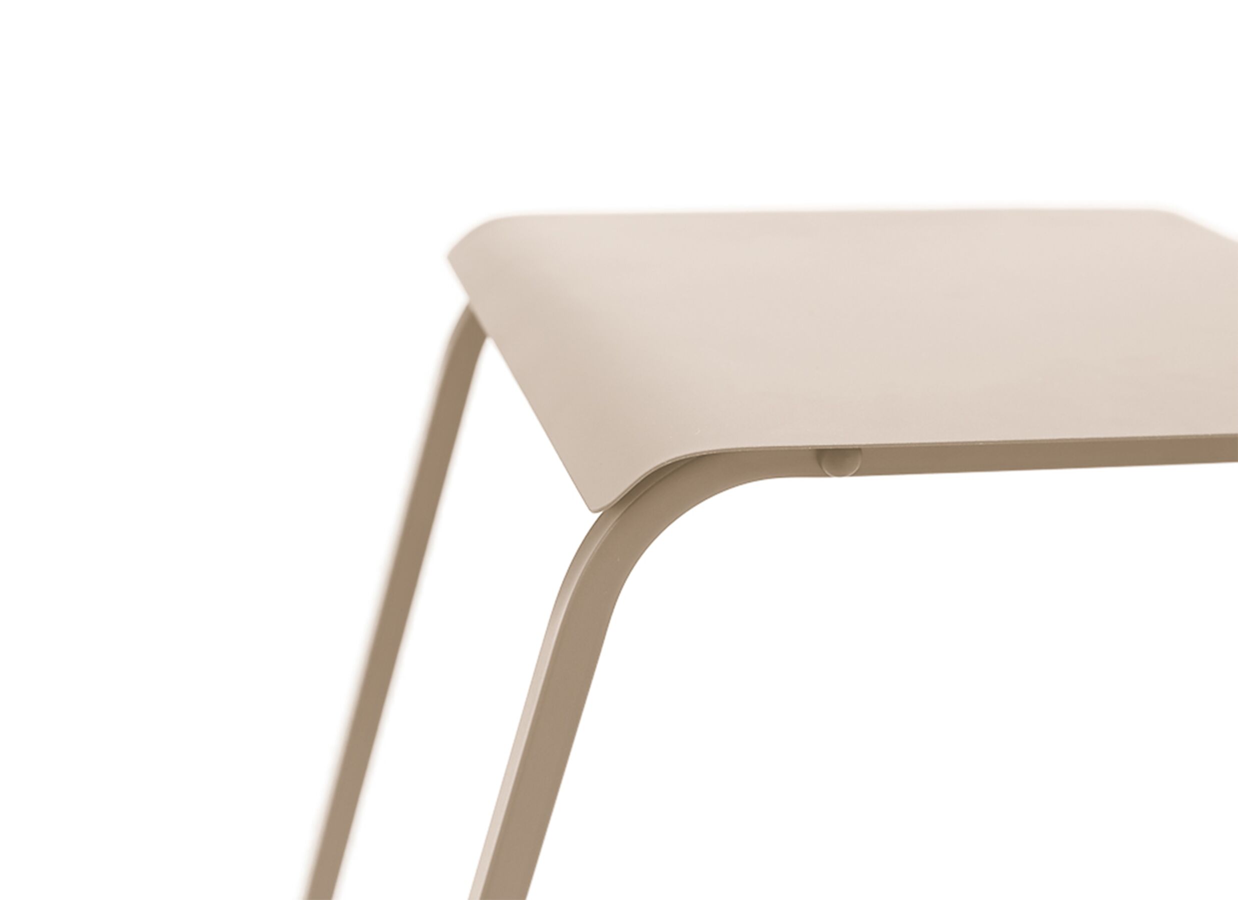 Detail - Table d'appoint Svea 35x48x62cm - aluminium - greige