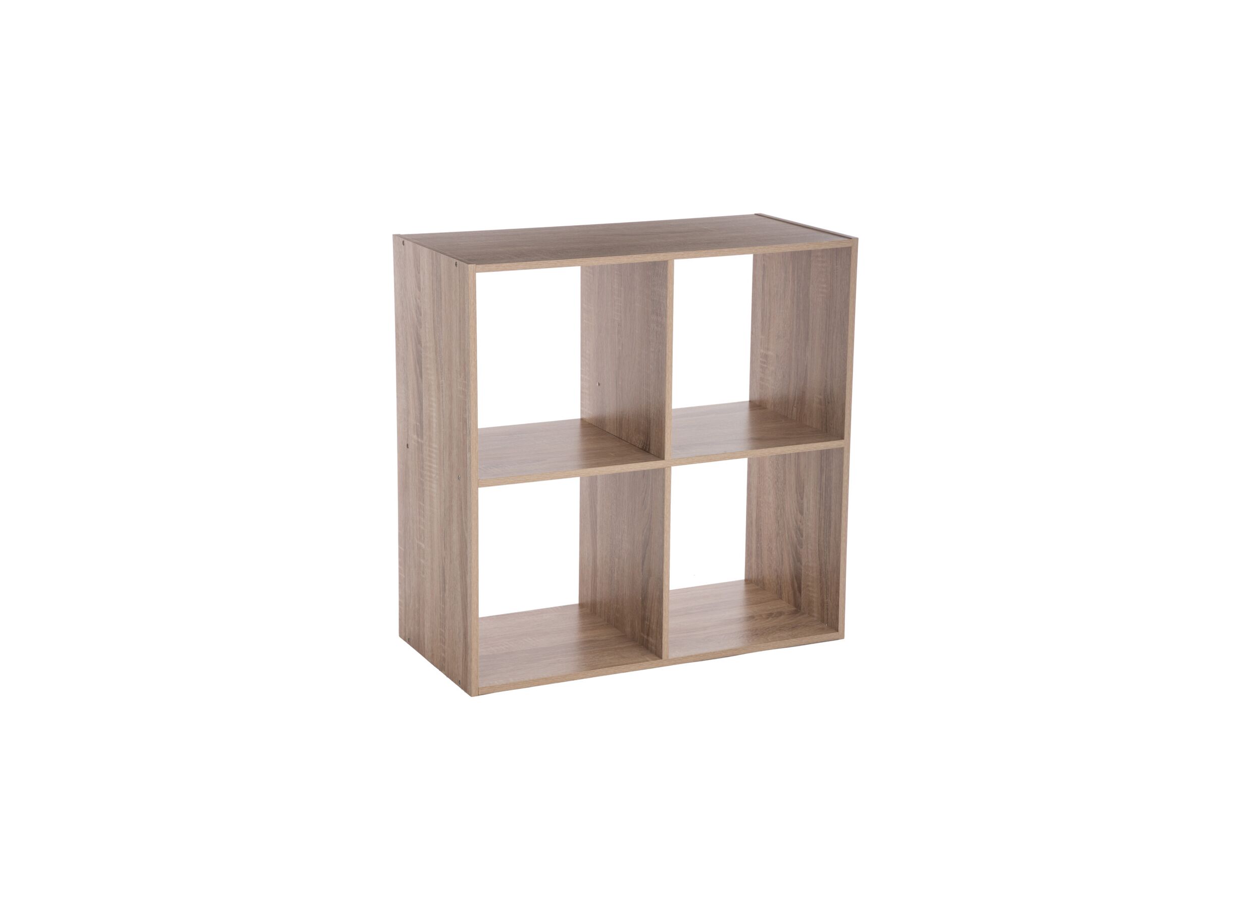 Étagère murale 4 compartiments 67 - Étagère murale 4 compartiments 67,6x32x67,6cm naturel