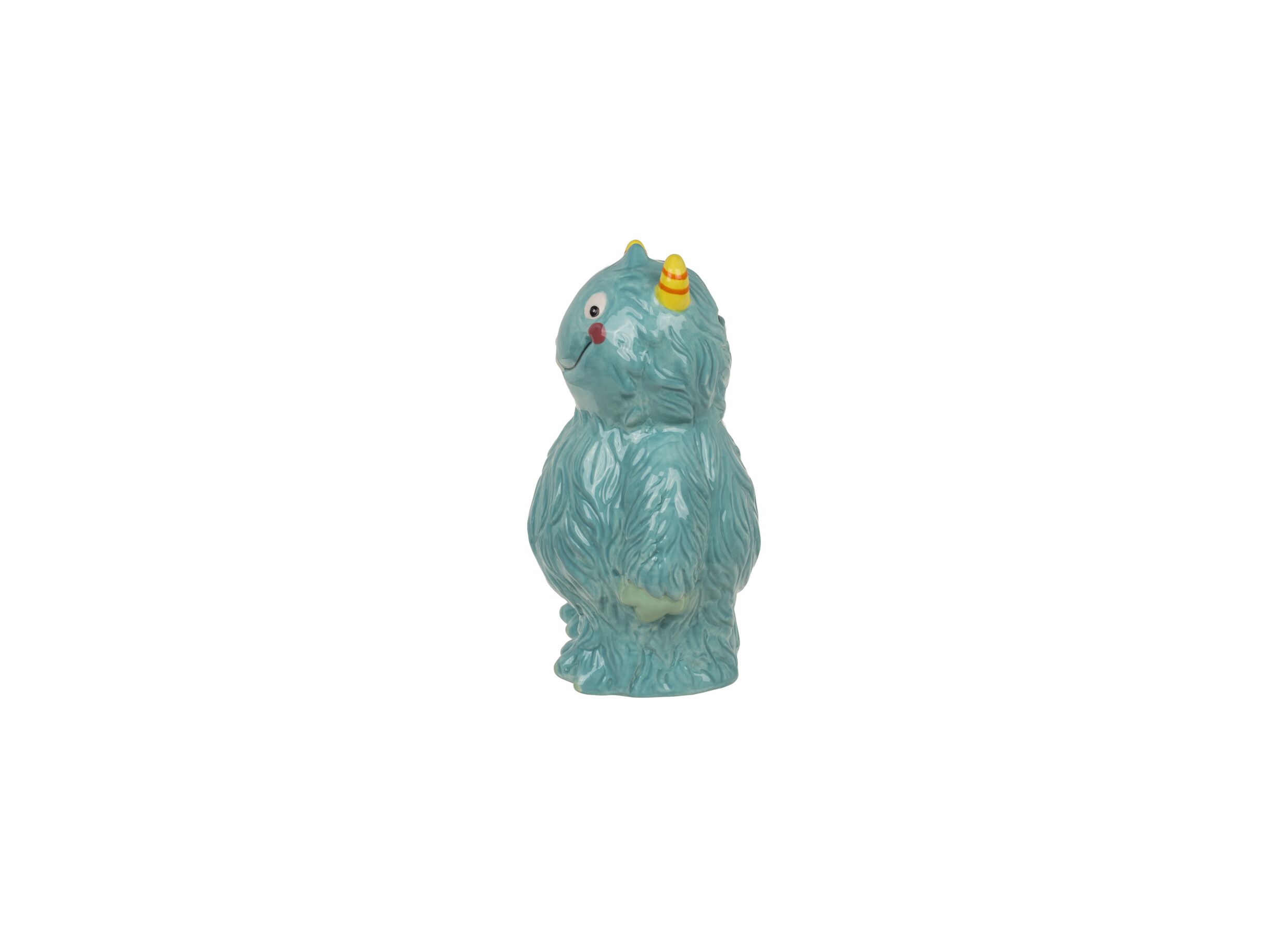 Overzichtsfoto - Spaarpot Blue Monster H17cm - keramiek - blauw