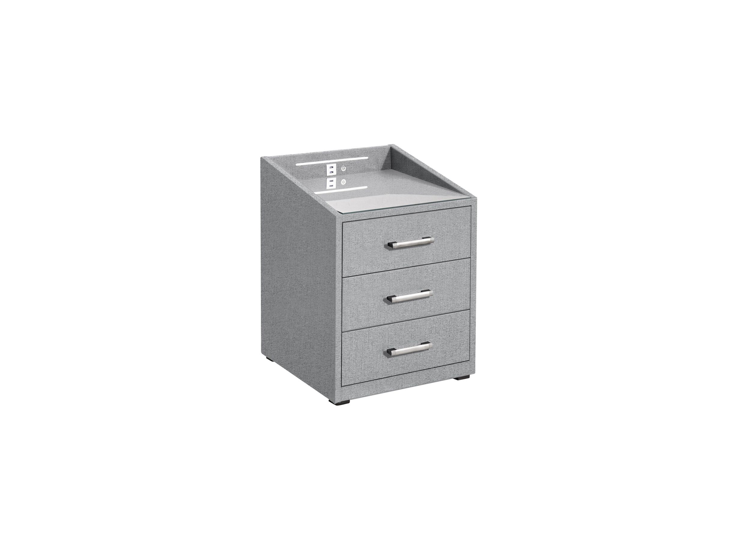 Table de chevet Moon 48x47x62cm - Table de chevet Moon 48x47x62cm