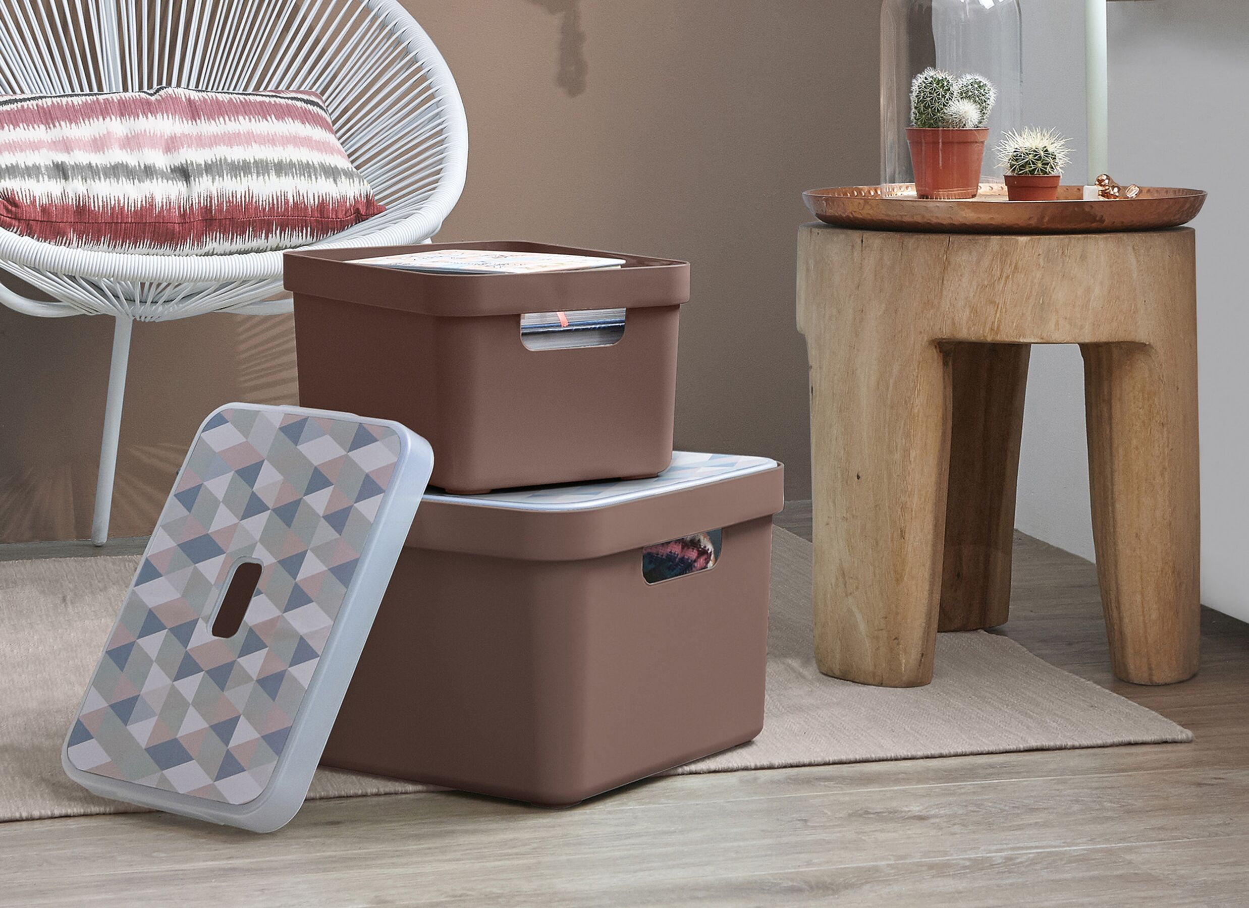 Sfeerfoto - Opbergbox Sigma Home 2,5L - 17,7x12,80x9,3cm