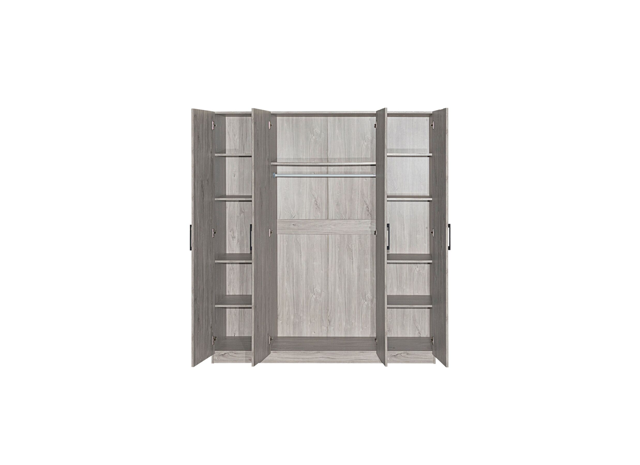 Garde-robe Elmo 160cm - décor - new grey oak