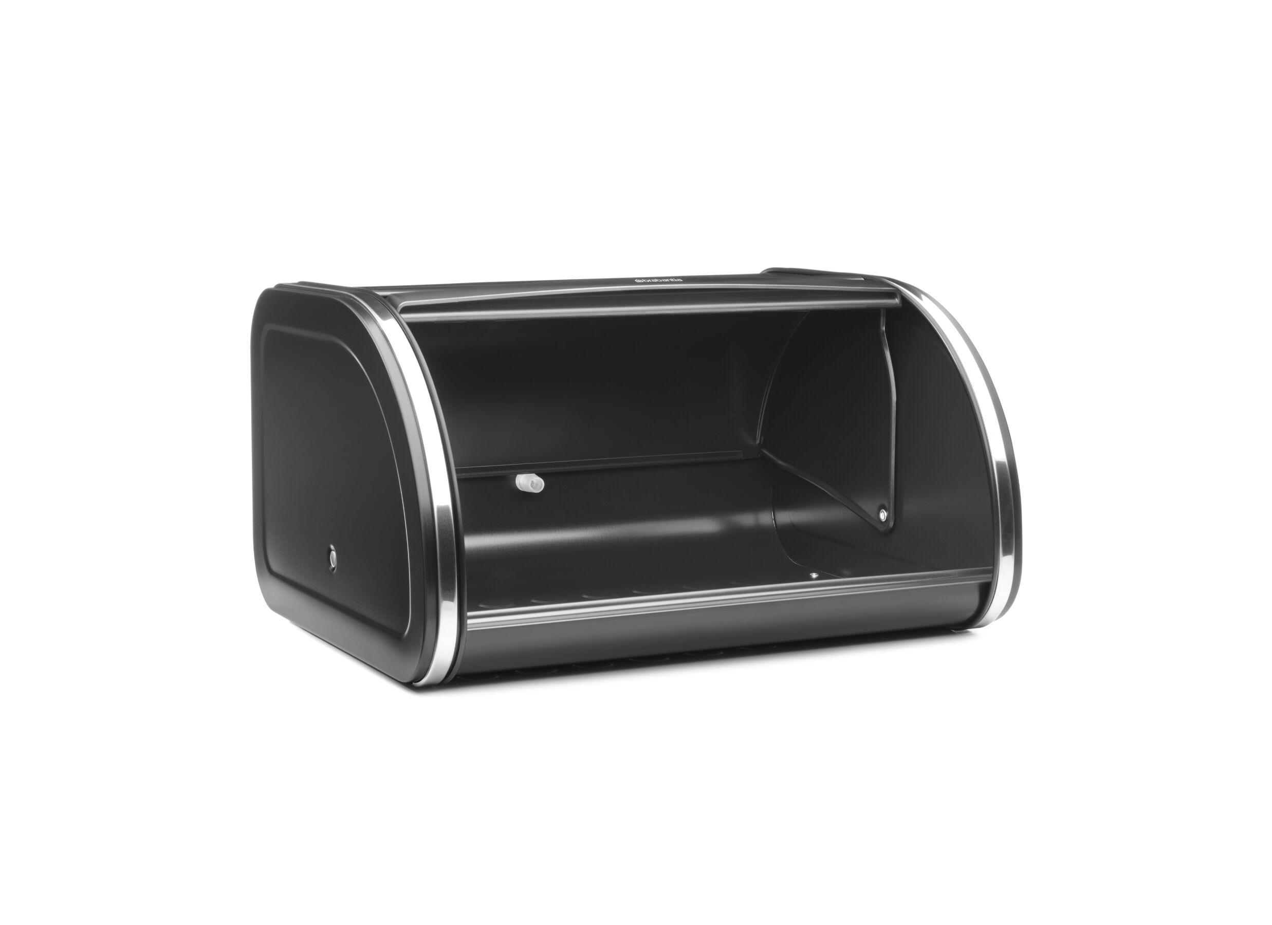 Overzichtsfoto - Broodtrommel met schuifdeksel 26,50x31,60x17,30cm - staal - matt black
