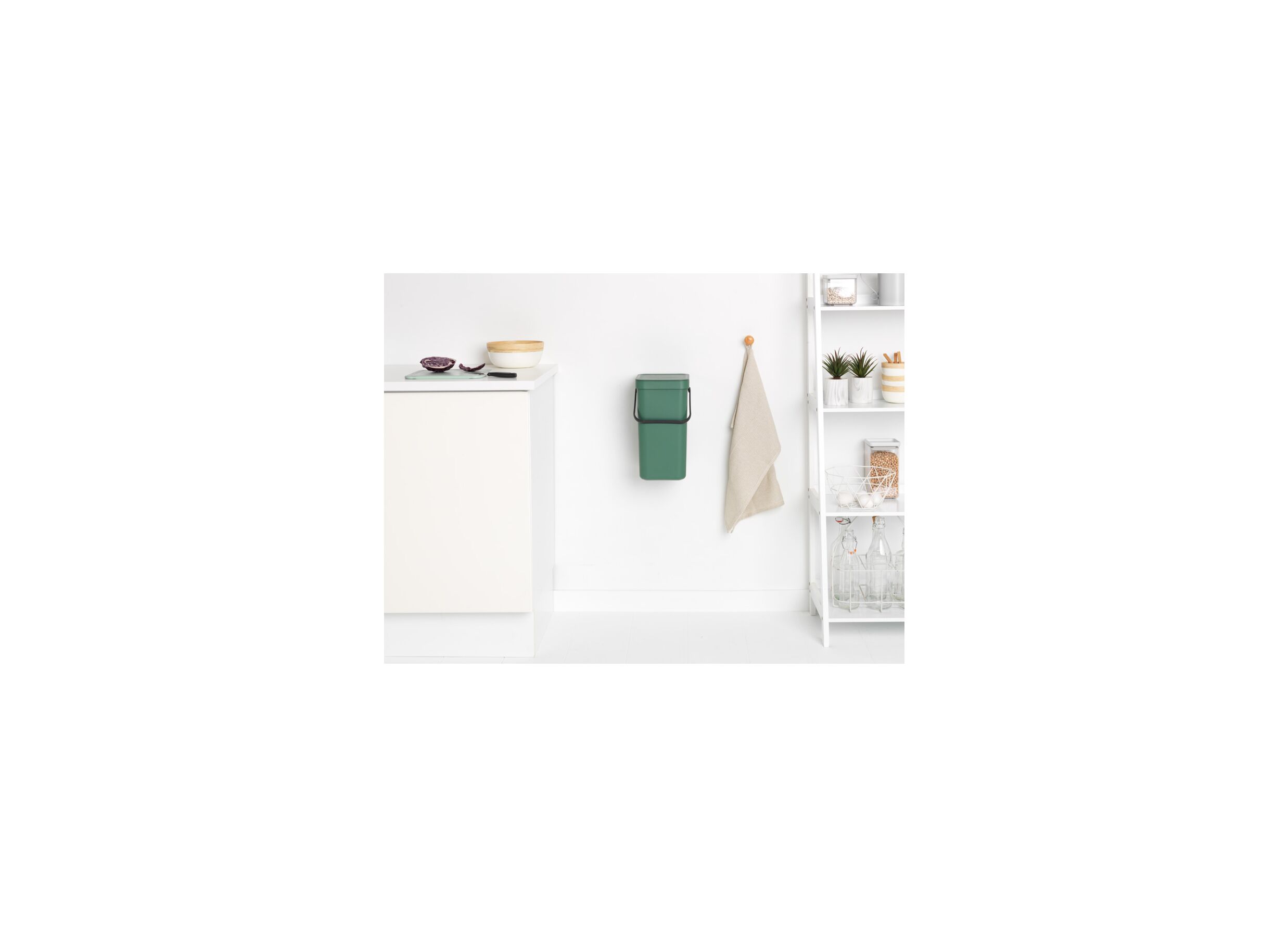 Foto ambiance - Poubelle Sort & Go Brabantia 12L vert