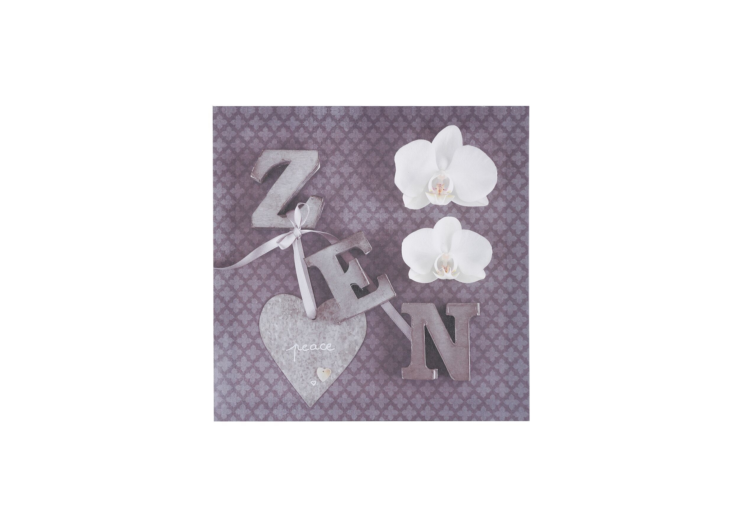 Impression sur toile Zen 28x28cm - Impression sur toile Zen 28x28cm