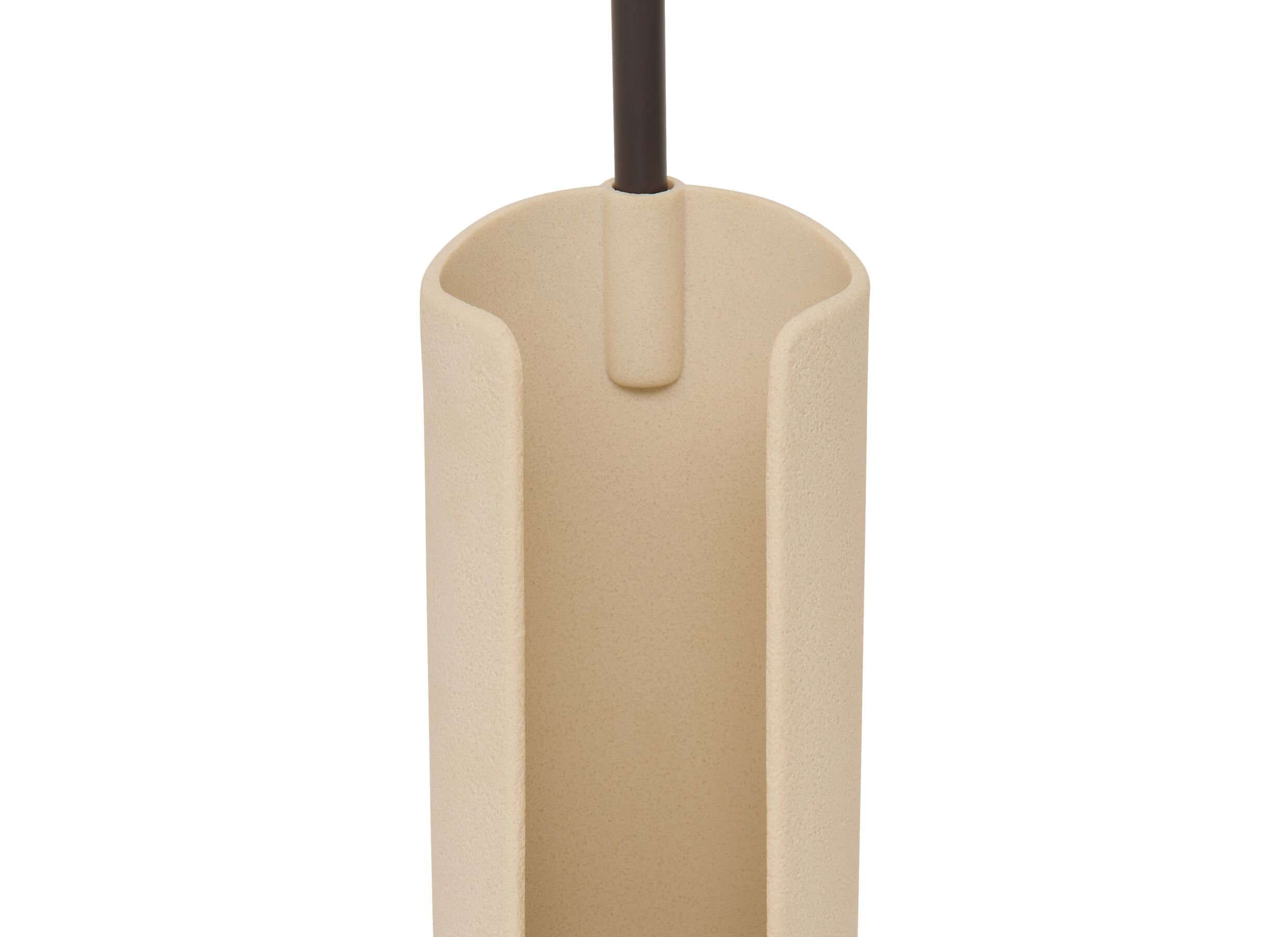 Detailfoto - Wc-rolhouder Oleya H59,5cm - polyresine - beige