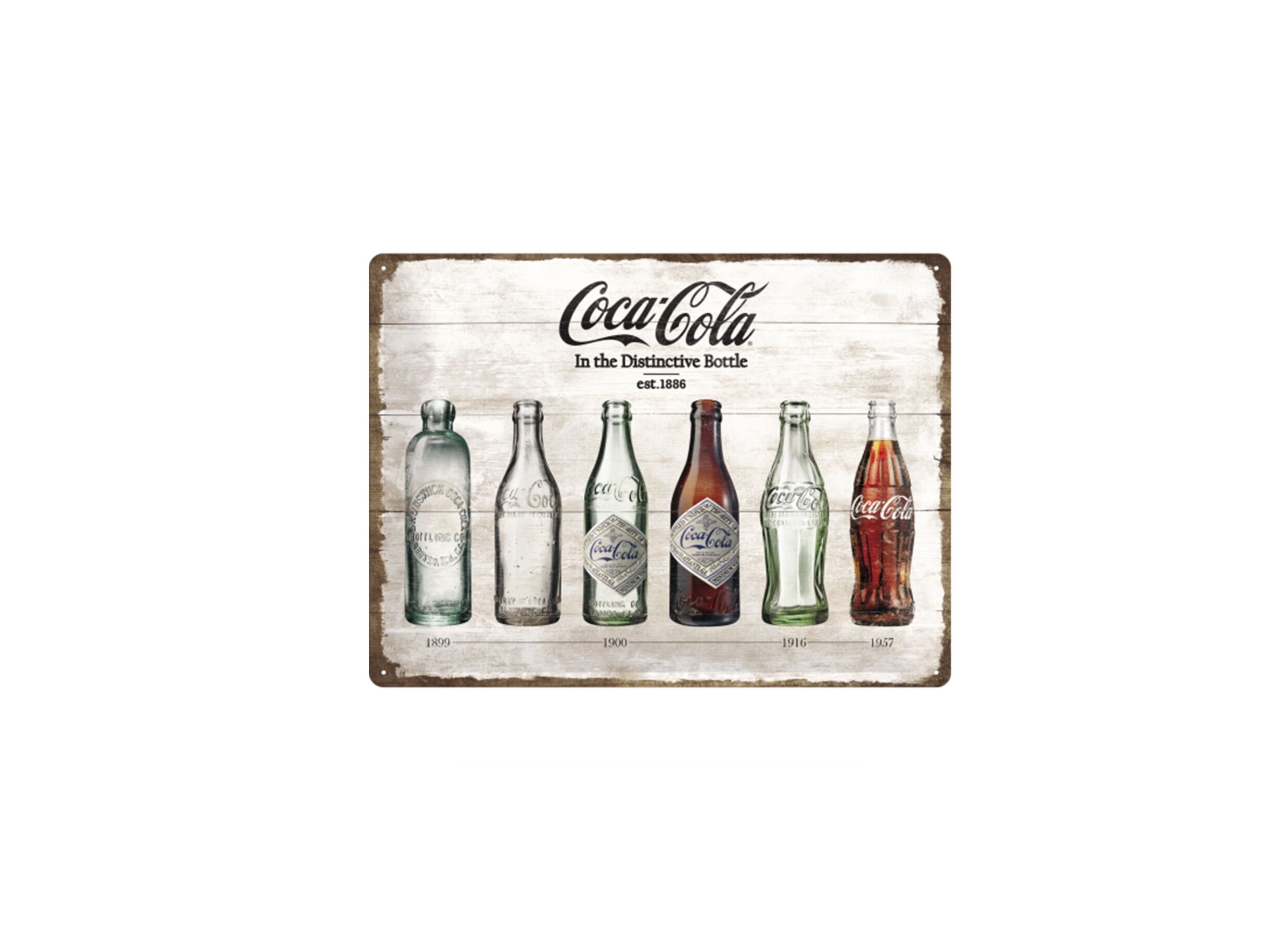 Plaque 30x40cm Coca Cola - Plaque Coca Cola 40x30cm - métal - multicolore