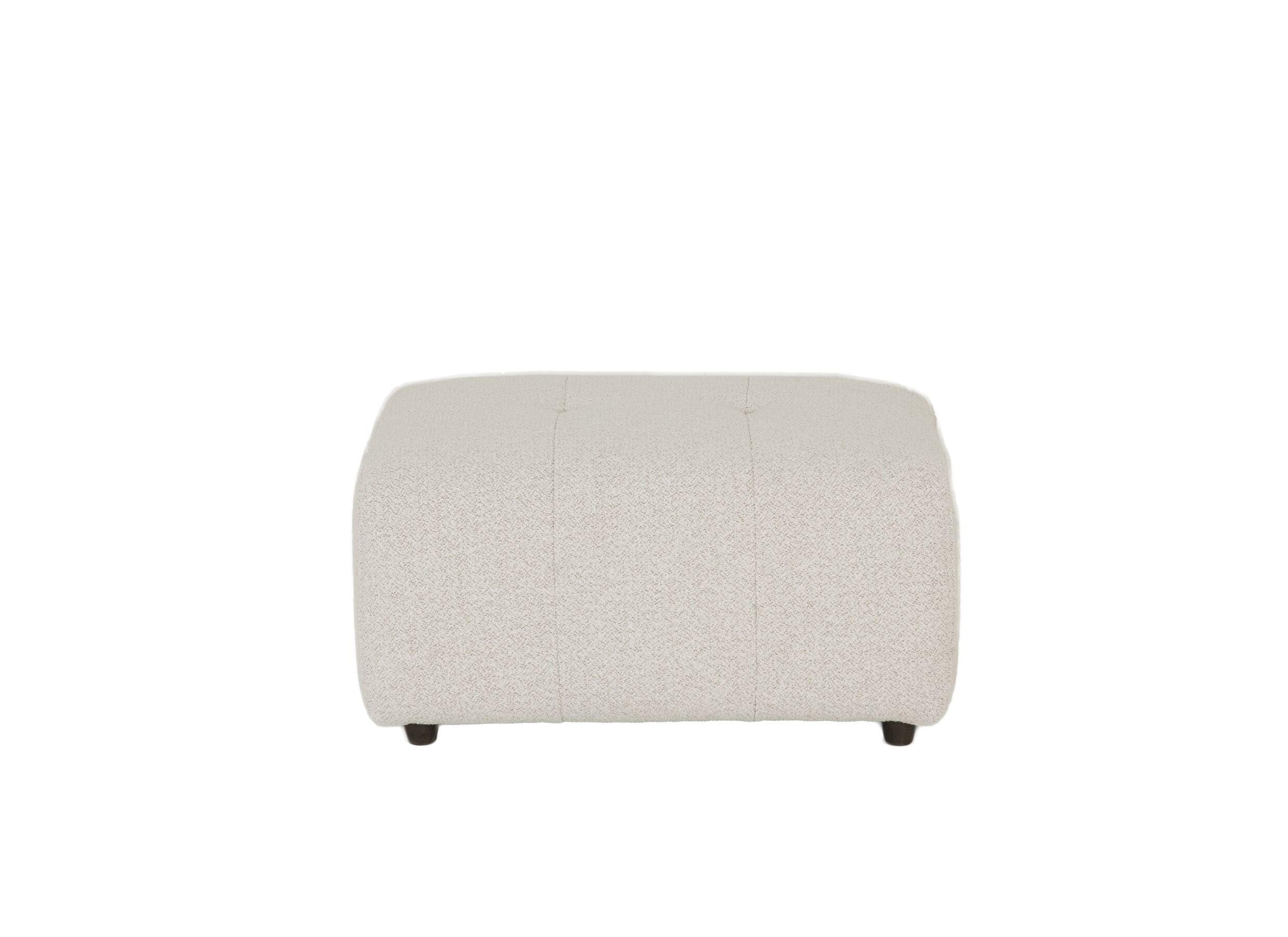 Aperçu - Pouf Bric 82x62x42cm - tissu - naturel