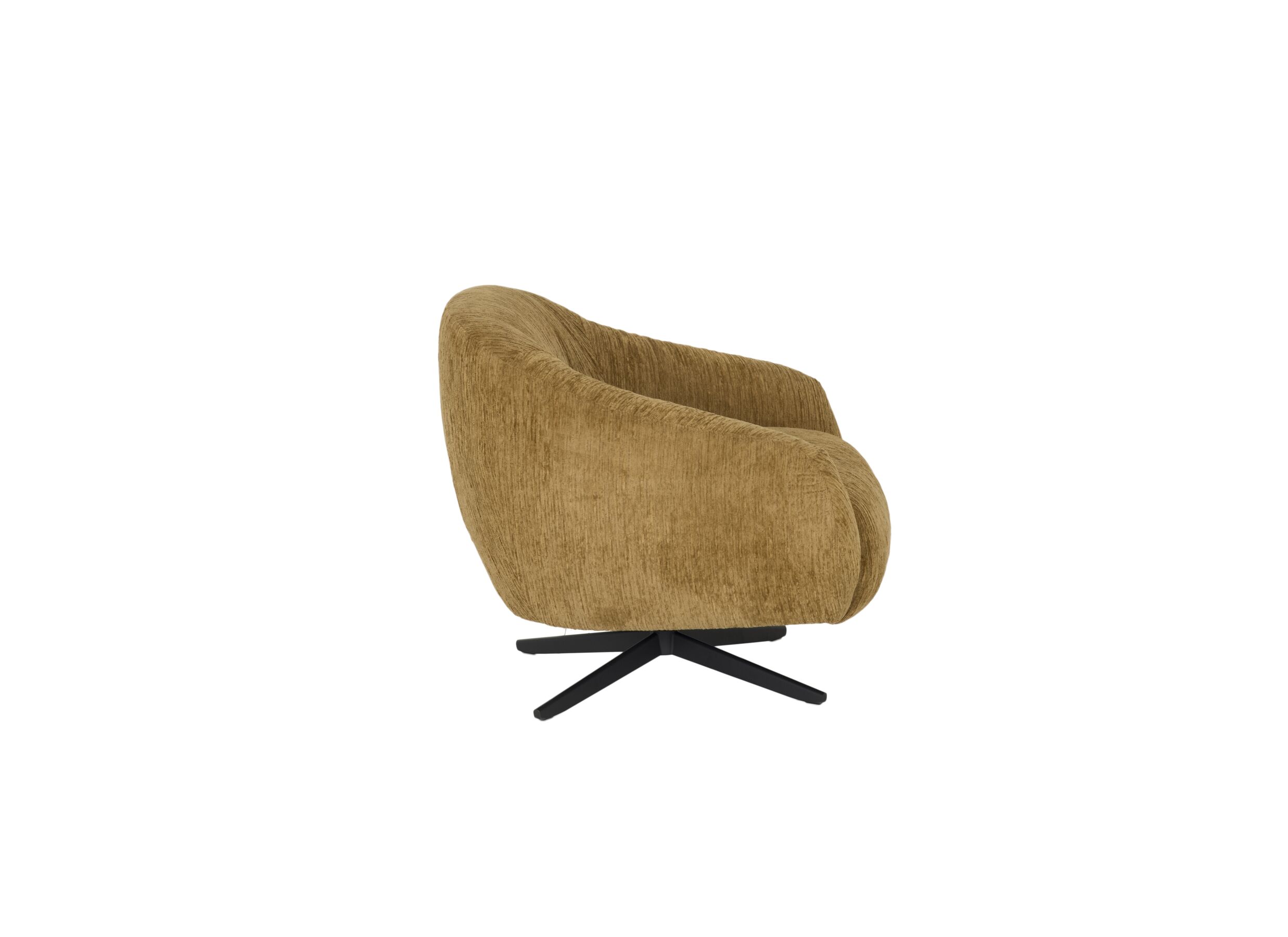 Overzichtsfoto - Fauteuil Berlin 87x84x76cm - stof - pompoen
