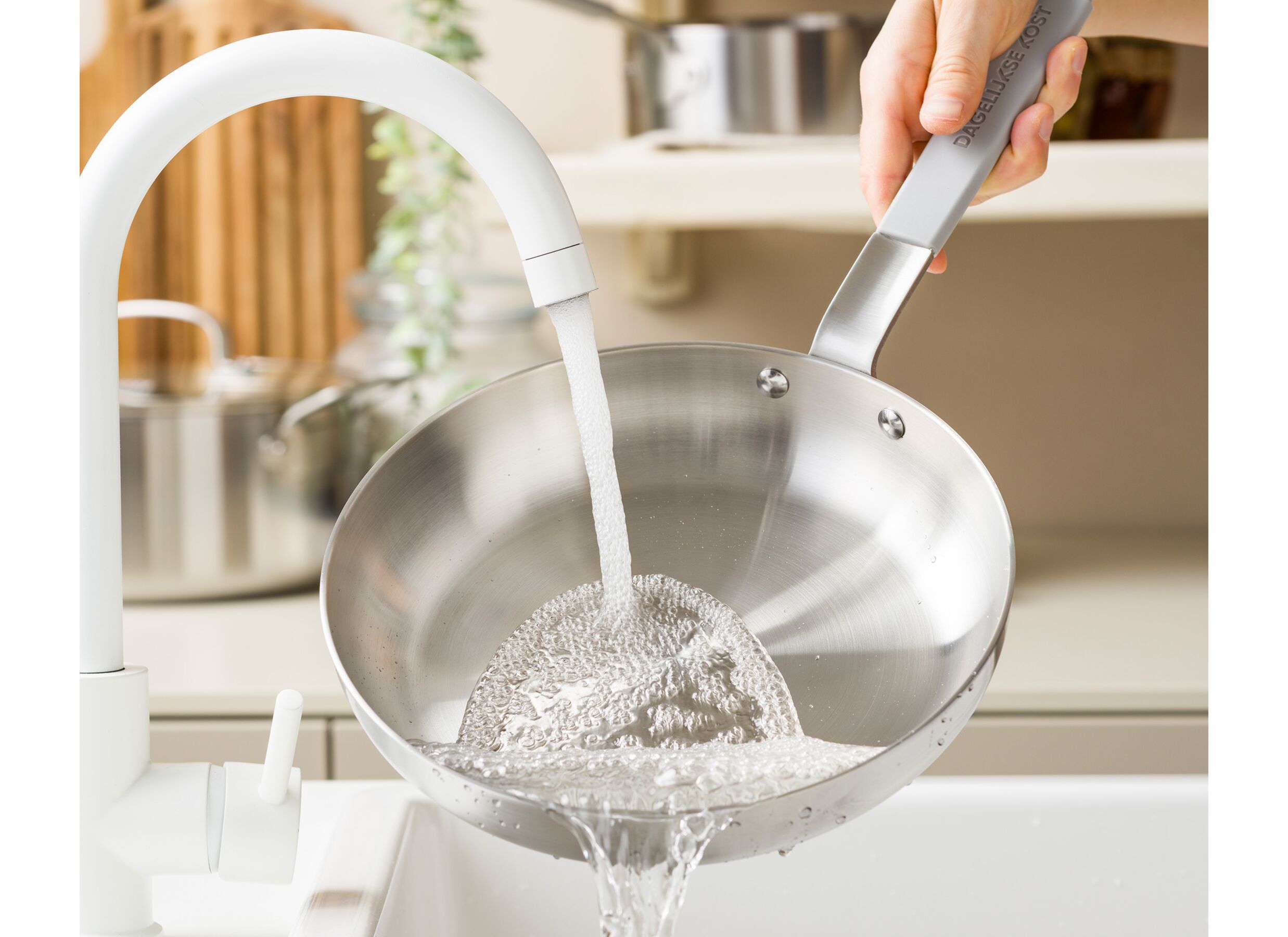 Foto ambiance - Poêle Dagelijkse kost Ø24cm - tri-ply - argent