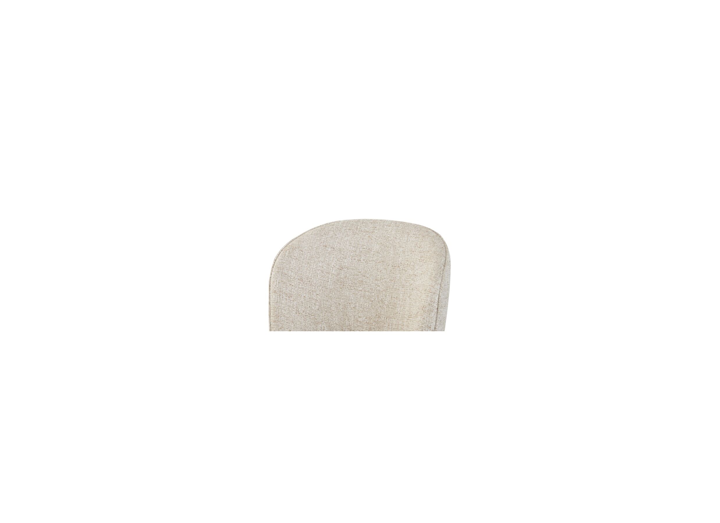 Detailfoto - Draaistoel Kappa 55x49x85cm - stof - beige