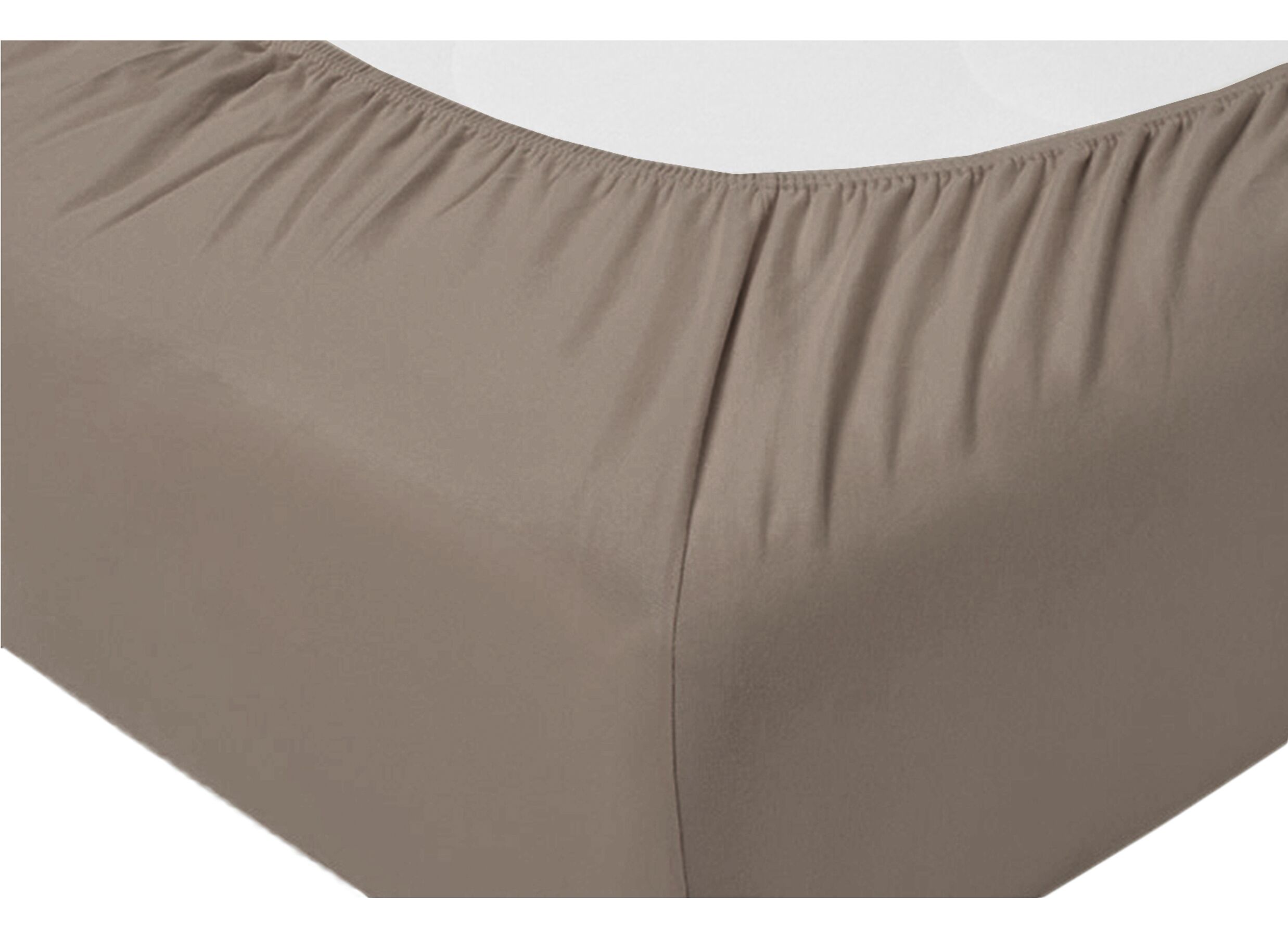 Detail - Drap-housse Venturo 160x200cm - flanelle - taupe