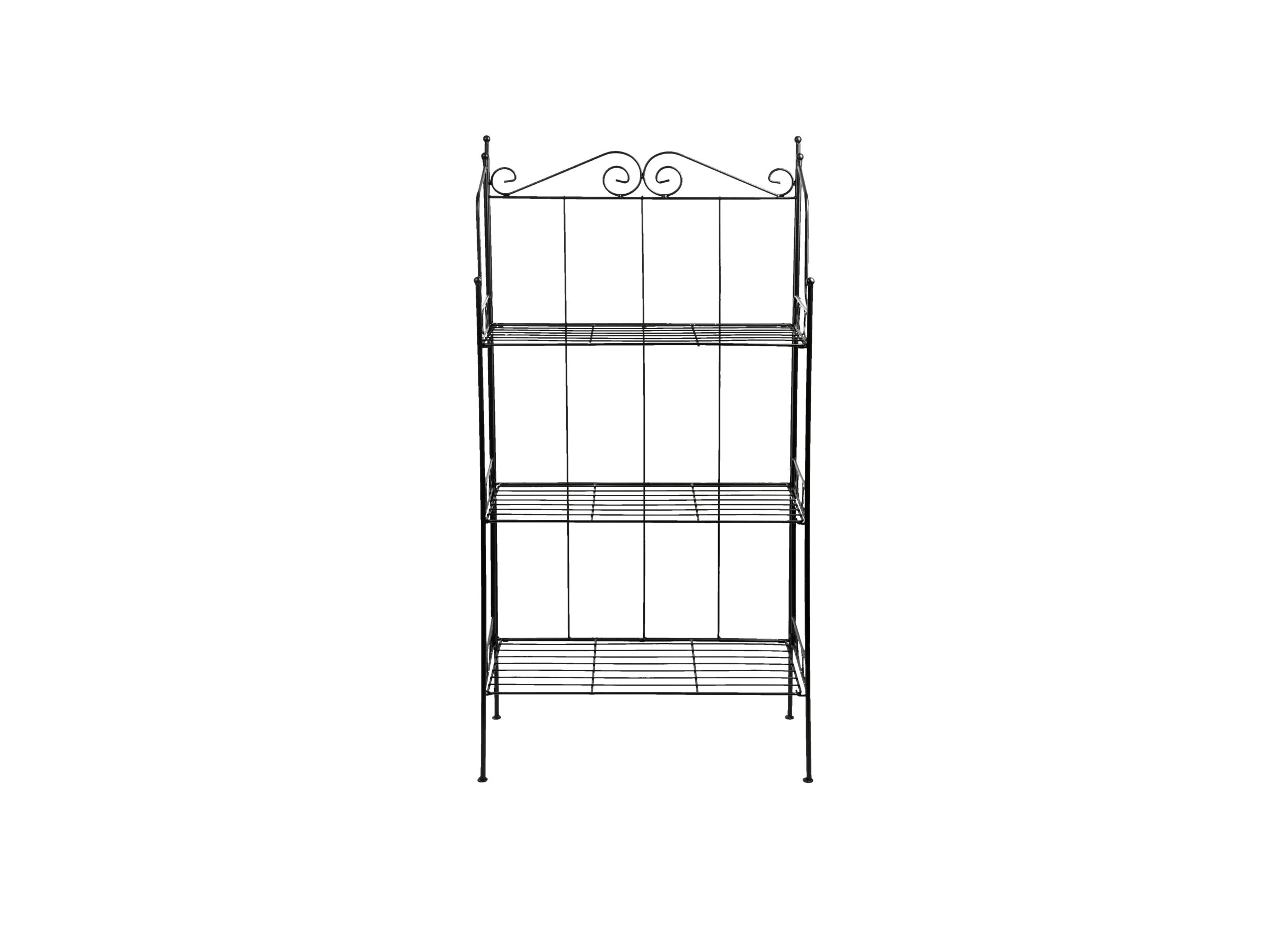 Wandrek inklapbaar 55 - Wandrek inklapbaar 55,5x25,1x109,40cm - metaal - zwart