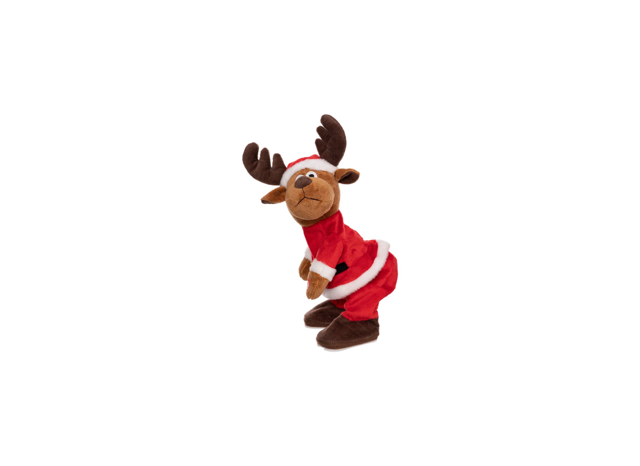 Kerstdecoratie Rendier Fun H28cm - Kerstdecoratie Rendier Fun H28cm