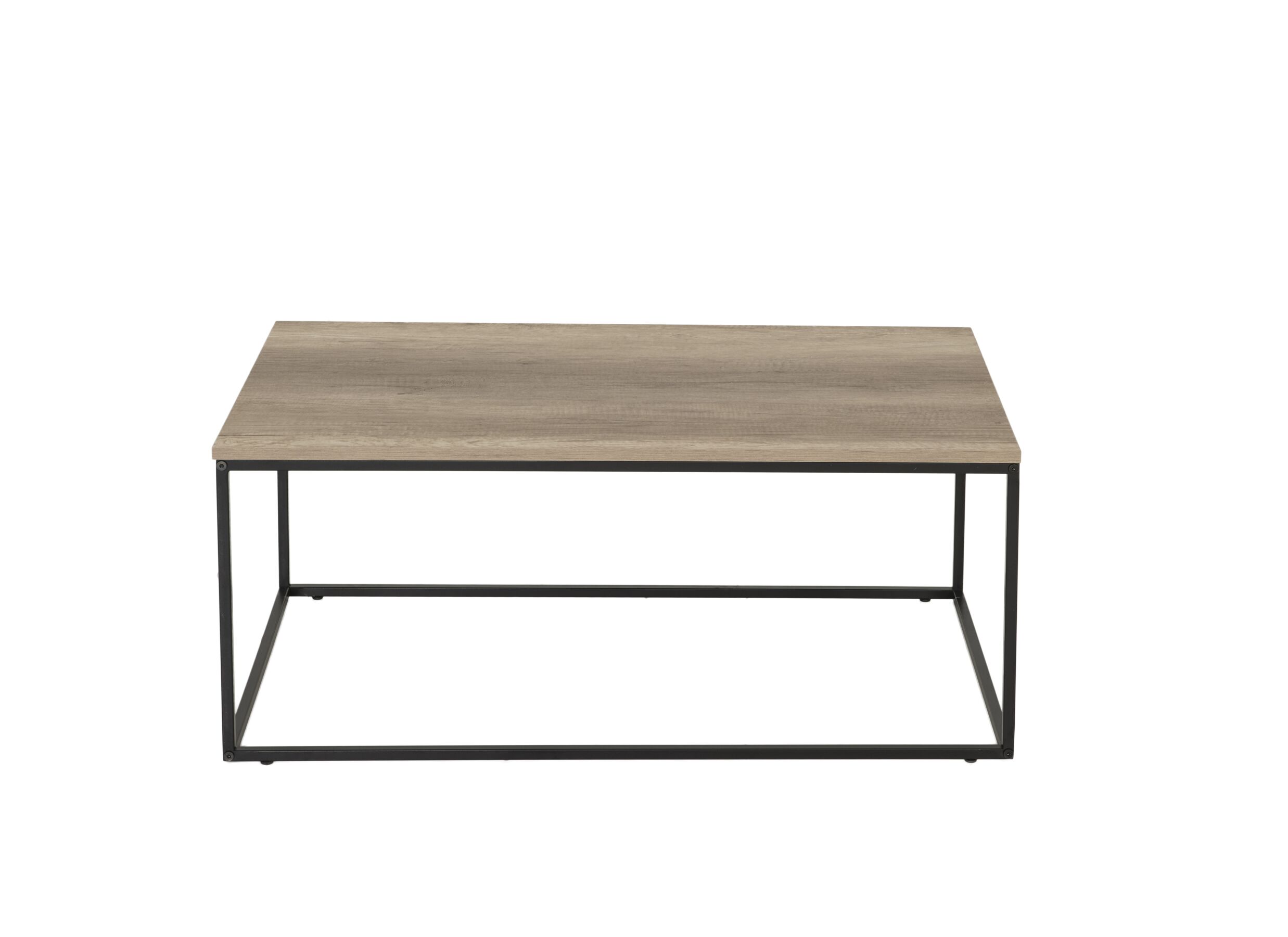 Table basse Vancouver 100cm - mélamine - marron