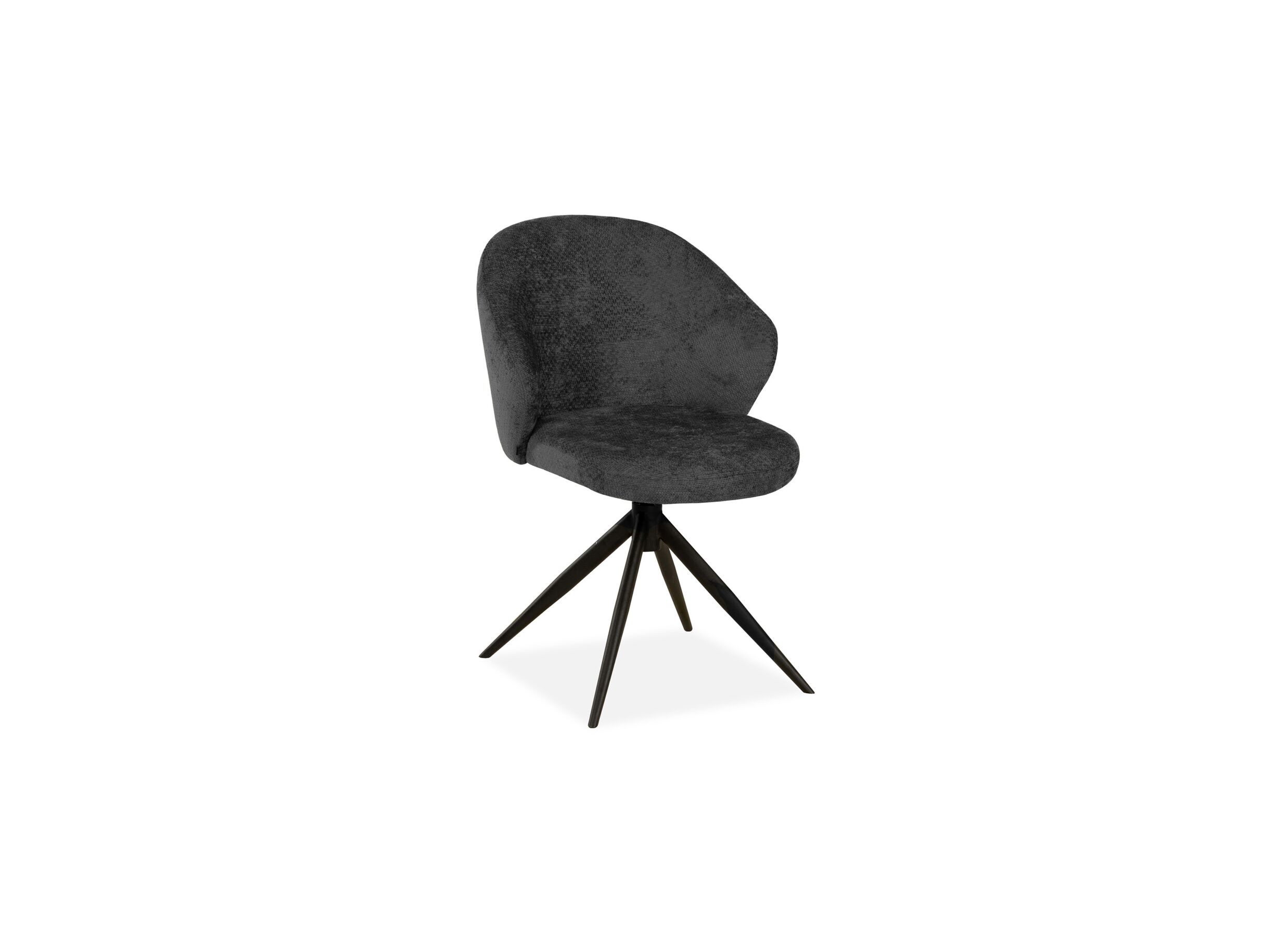 Chaise Jane Movie tissu anthracite - Chaise Jane Movie 57x66x87cm - tissu - anthracite