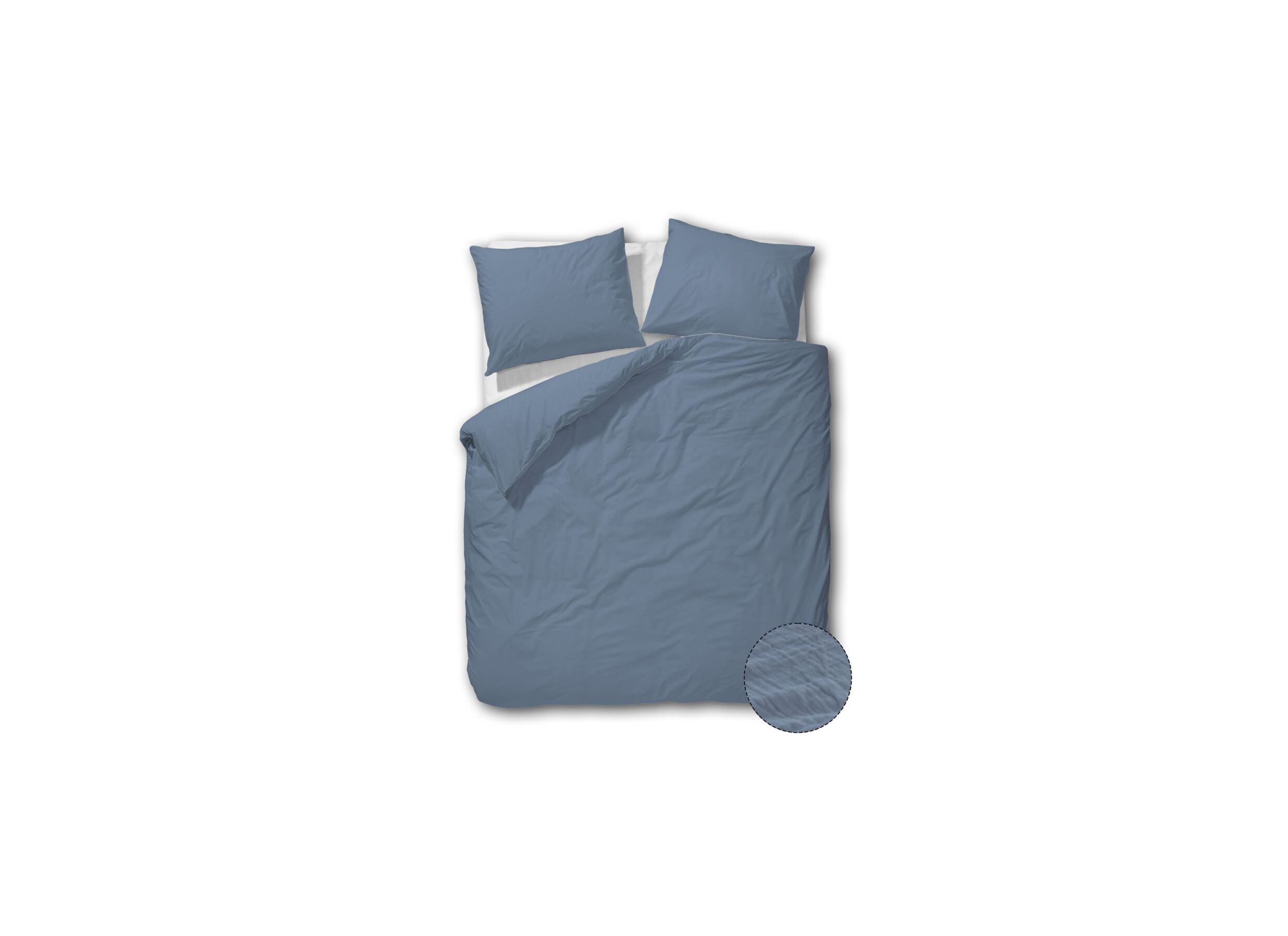Plus Important - Housse de couette 240x200/220cm - tétra coton - jeans