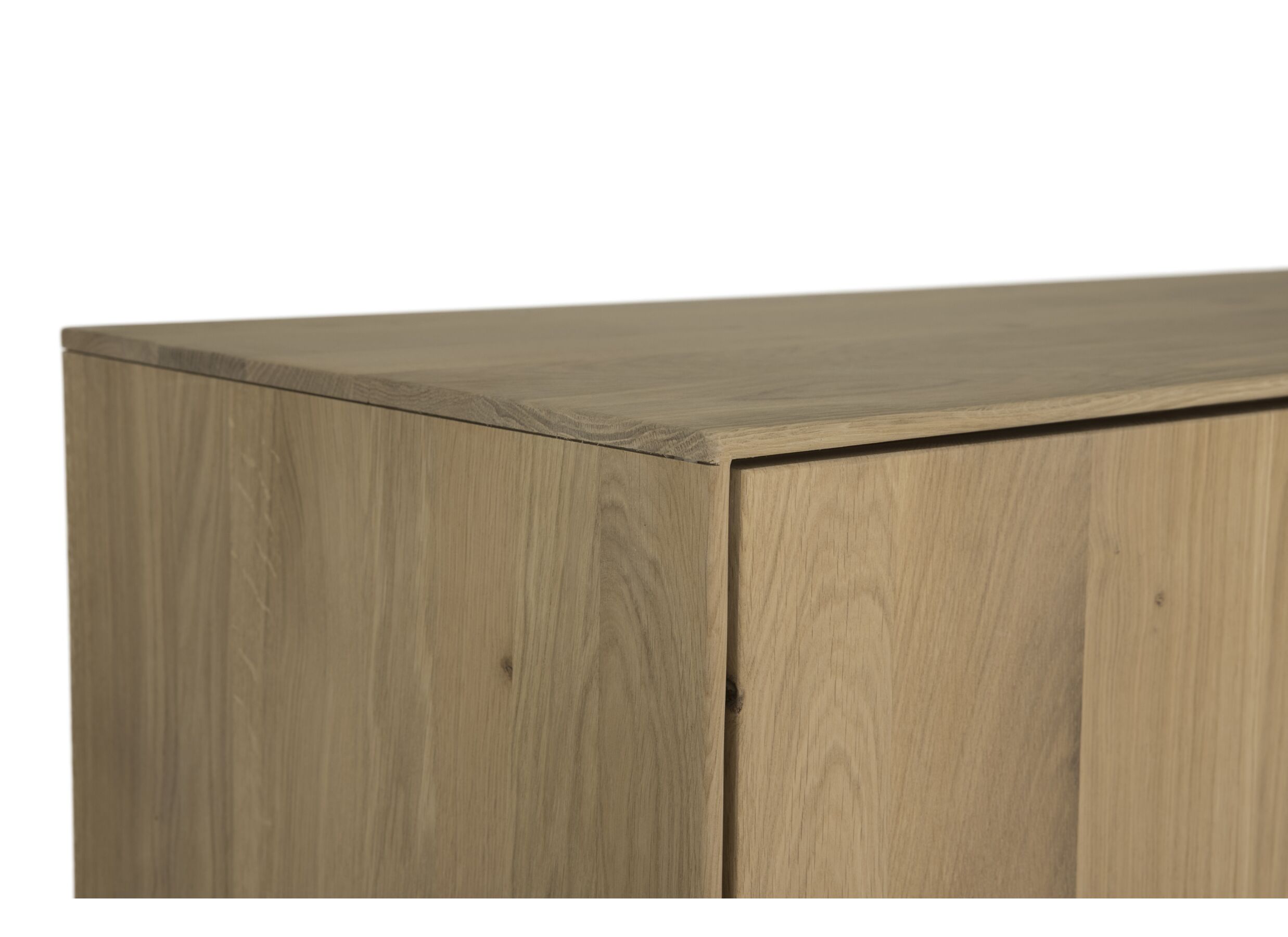 Detailfoto - Barkast Summer 120cm - eik massief & decor - naturel