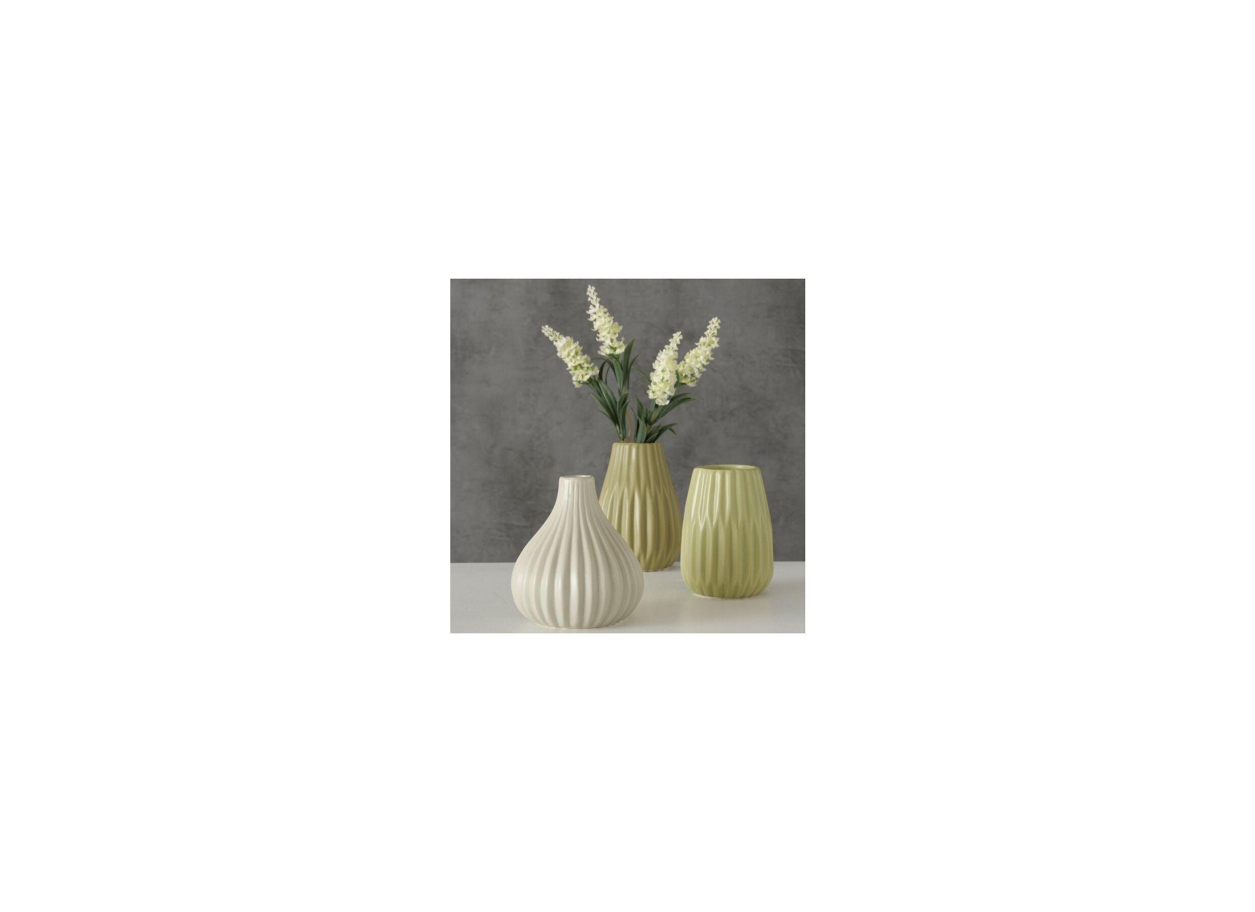 Photo ensemble - Vase Wilma H14cm