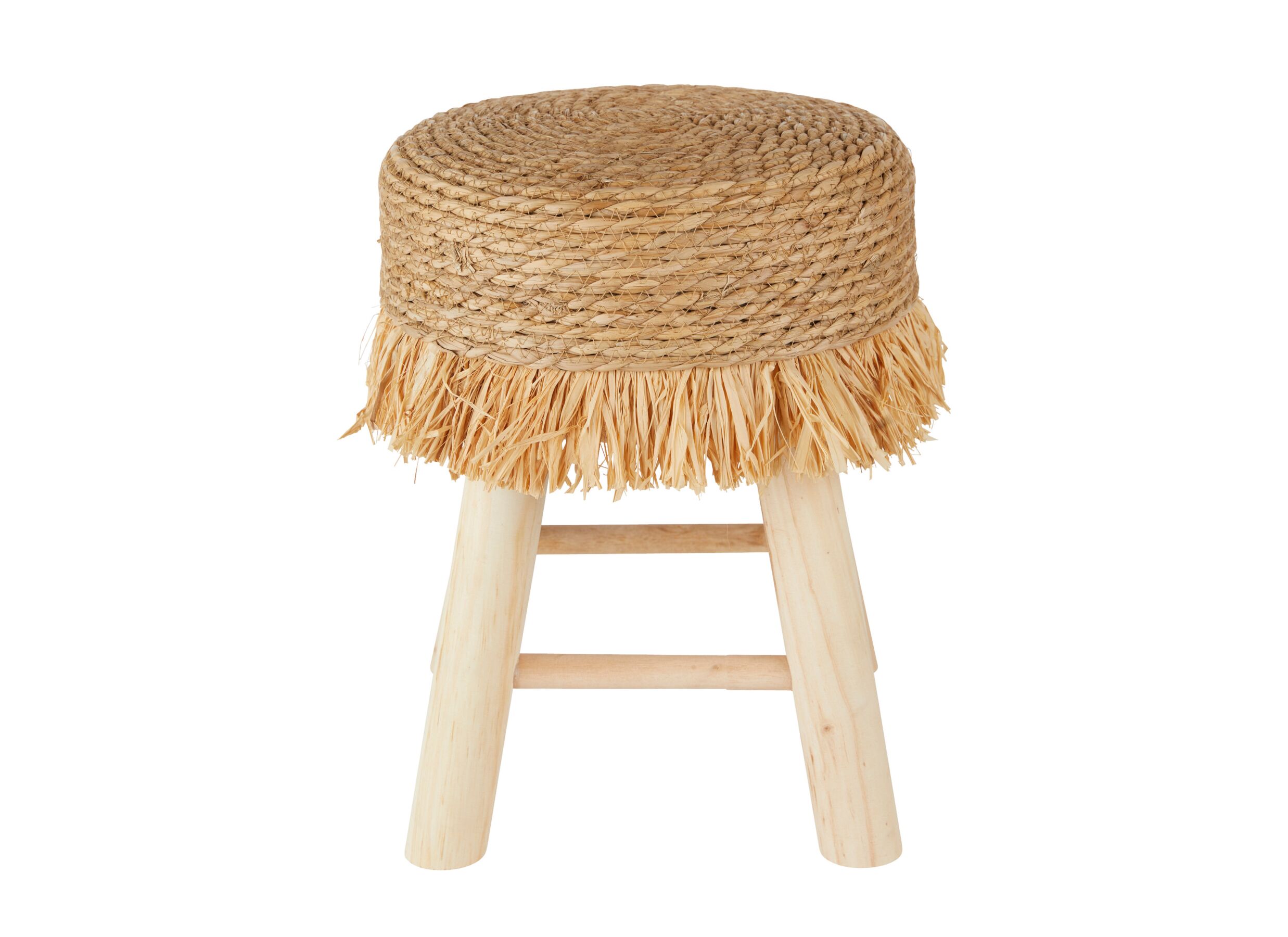 Aperçu - Tabouret Gimpo Ø30xH40cm - pin massif - naturel