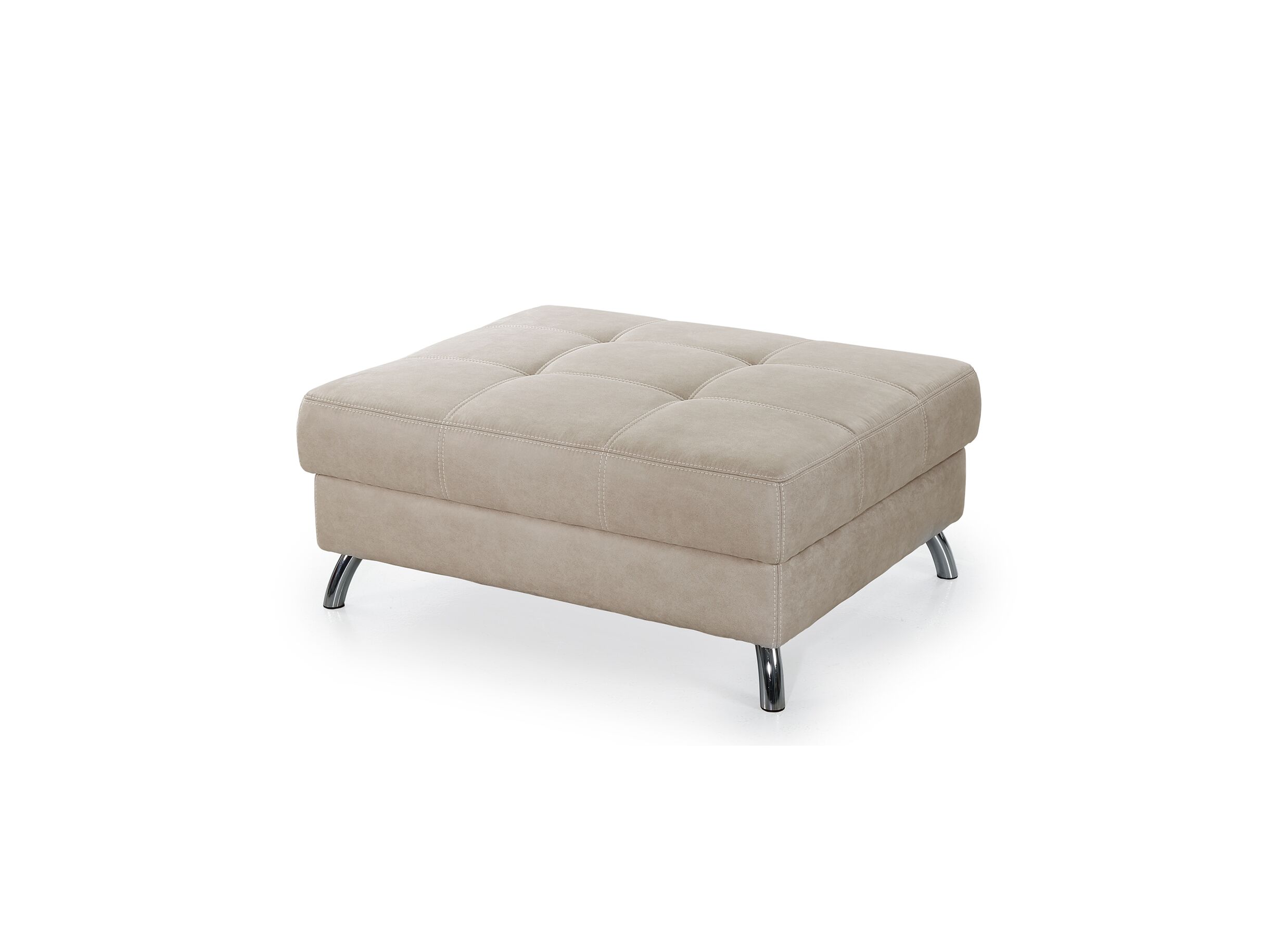 Plus Important - Repose-pieds San Francisco 103x86cm tissu beige