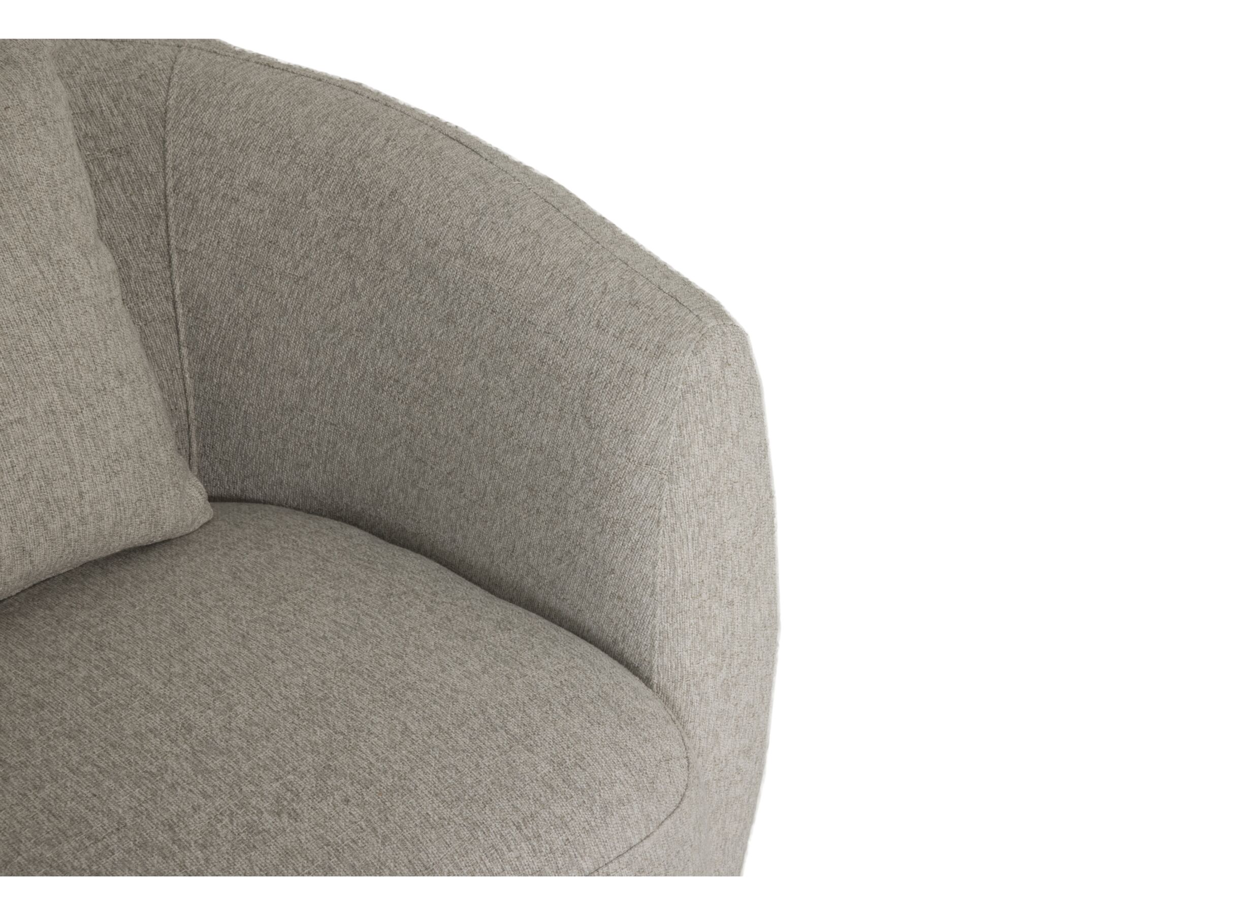 Detailfoto - Zetel Aegea 1-zit - polyestervezel- lichtgrijs
