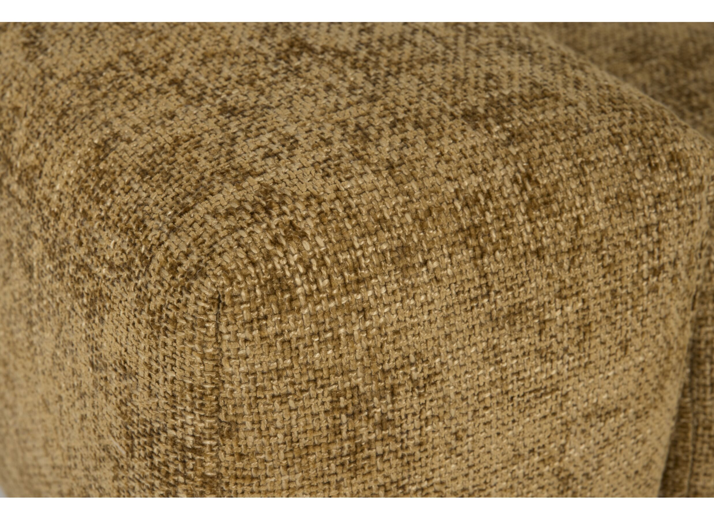 Detail - Canapé d'angle Vardy 362x173cm - tissu - moutarde