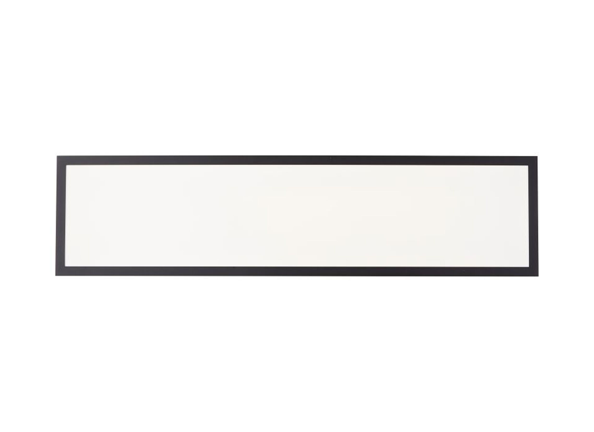 Aperçu - Plafonnier Briston 100x25x5cm - plastique & métal - noir