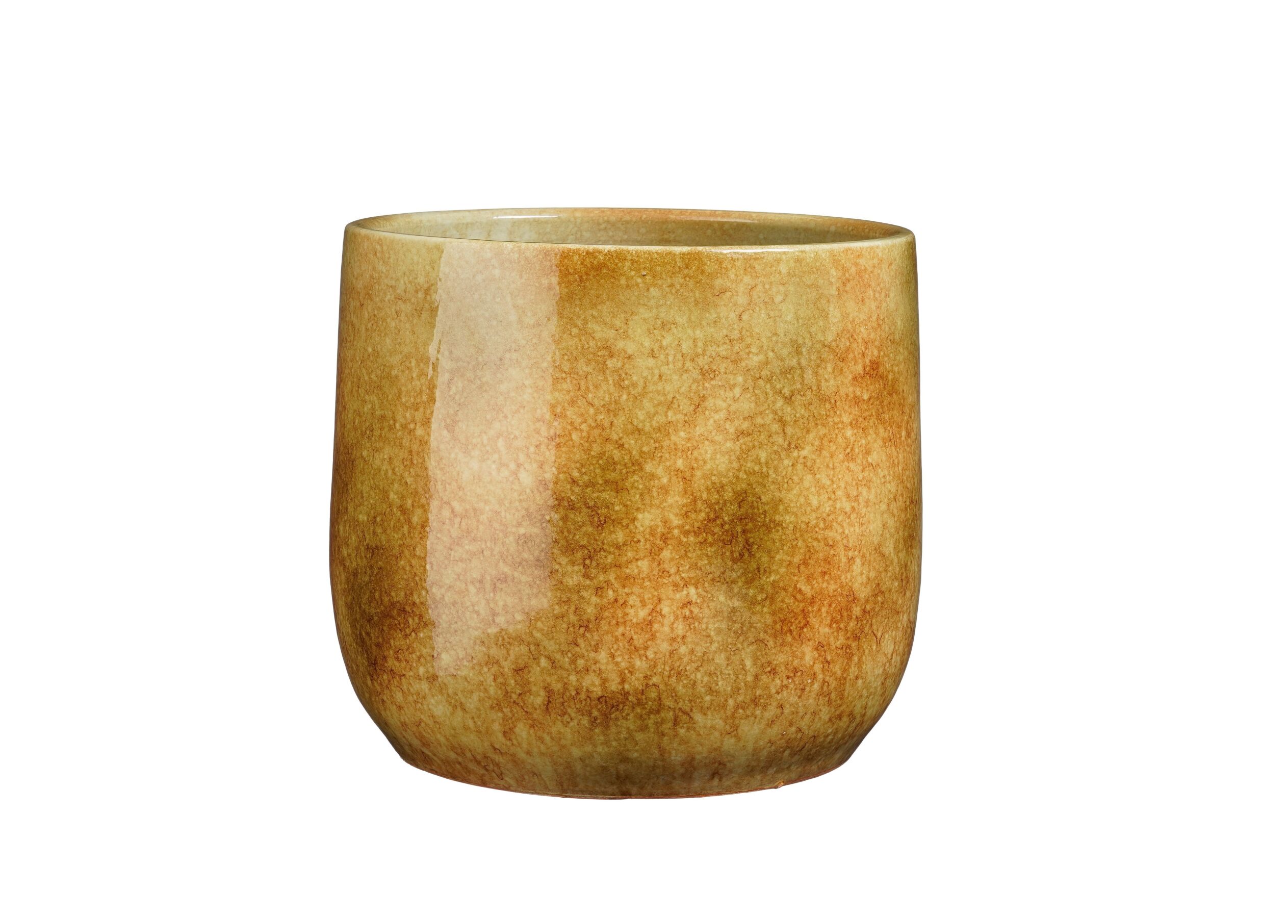 Bloempot Hugo Ø35x30cm - terracotta - oker - Cache-pot Hugo Ø35x30cm - terre cuite - ochre