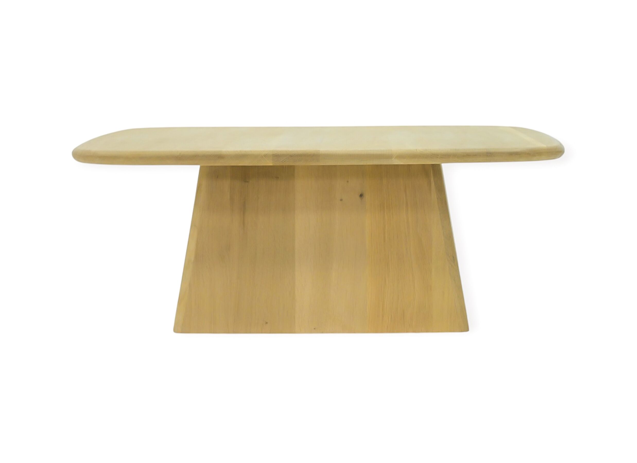 Overzichtsfoto - Bijzettafel Tsingy 84x84x38cm - hout massief en fineer - naturel