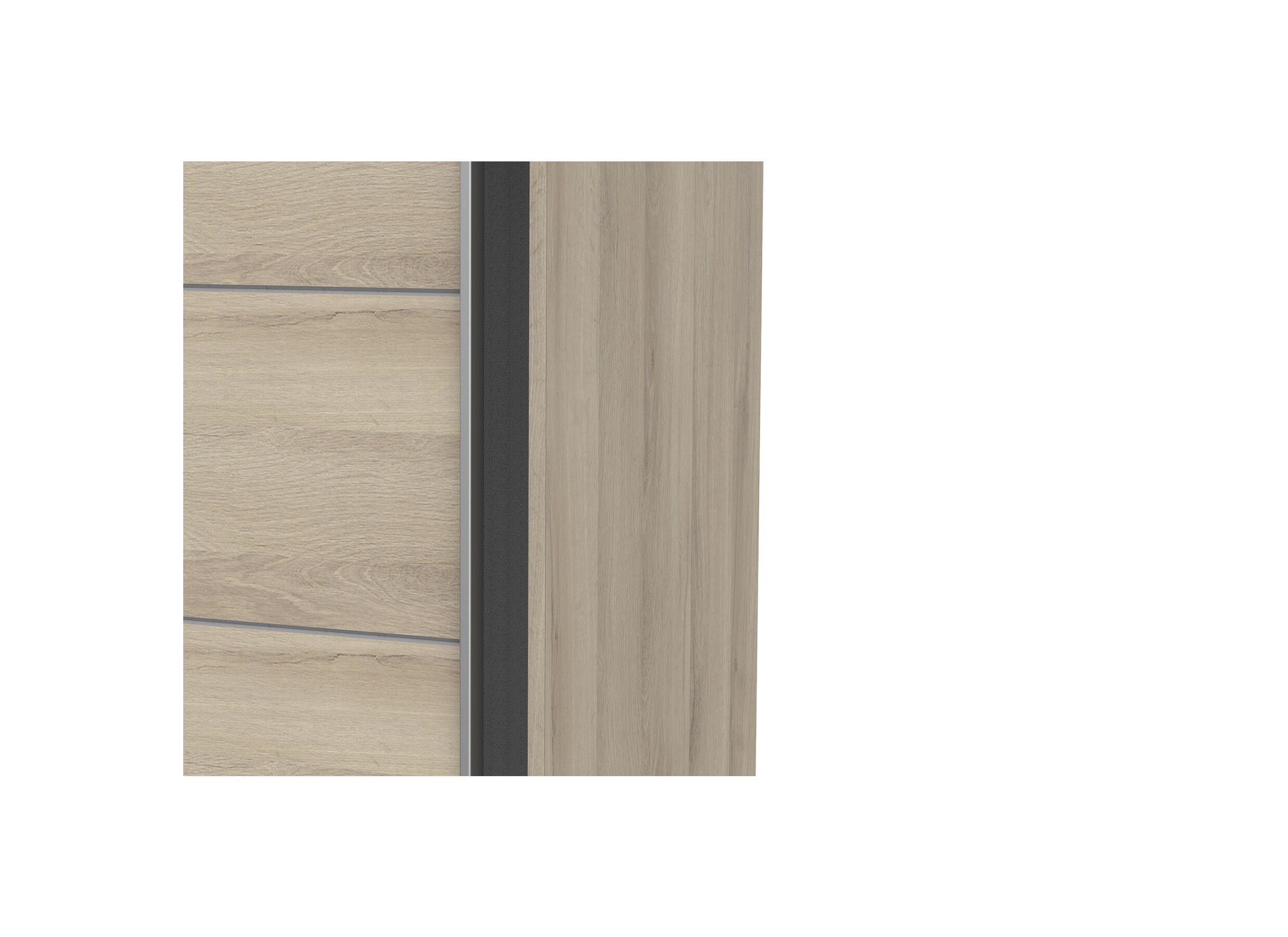 Armoire à portes coulissantes Ghost 178cm - décor - chêne de kronberg
