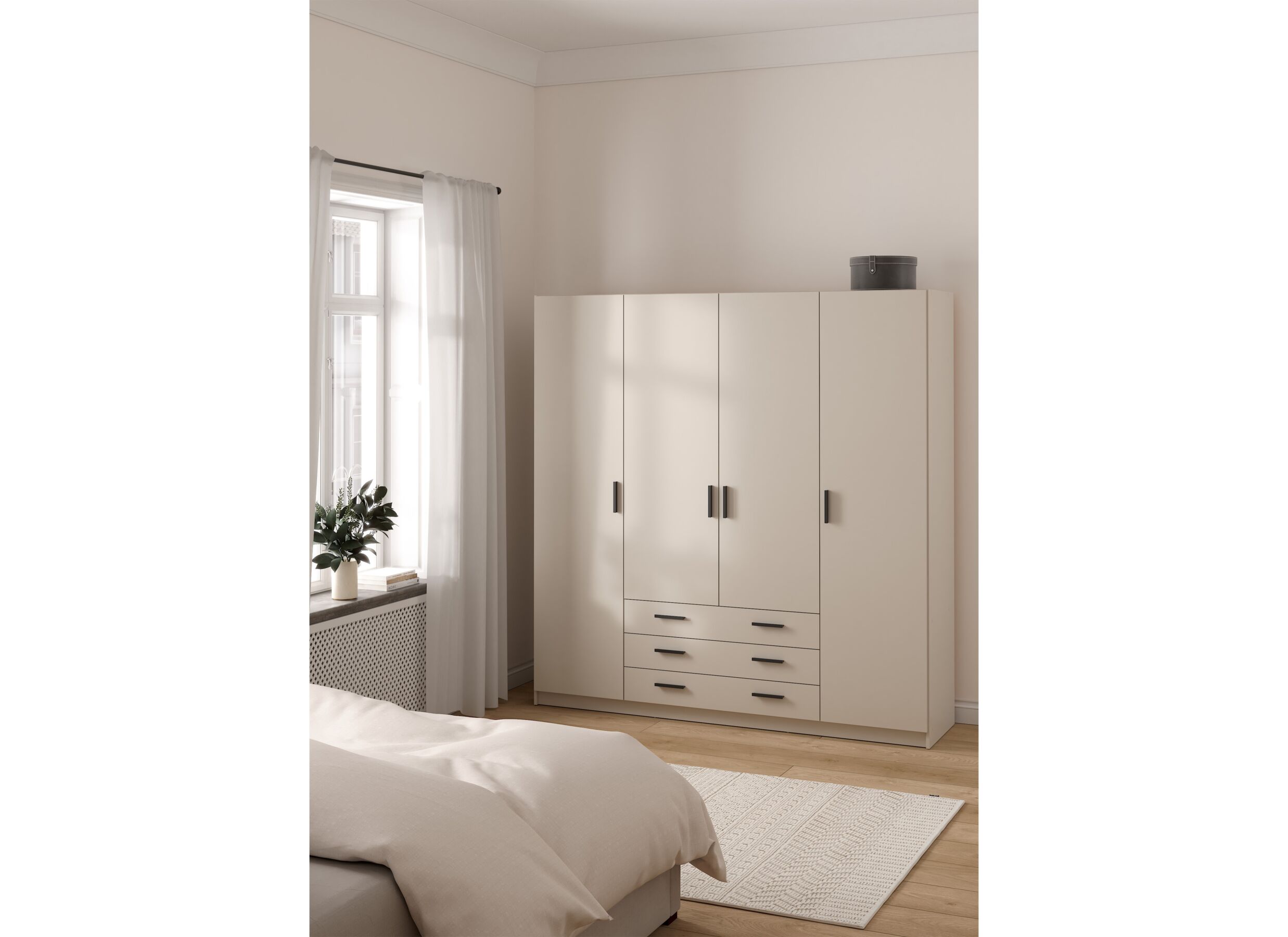 Foto ambiance - Garde-robe Sprint 196cm - décor - cashmere