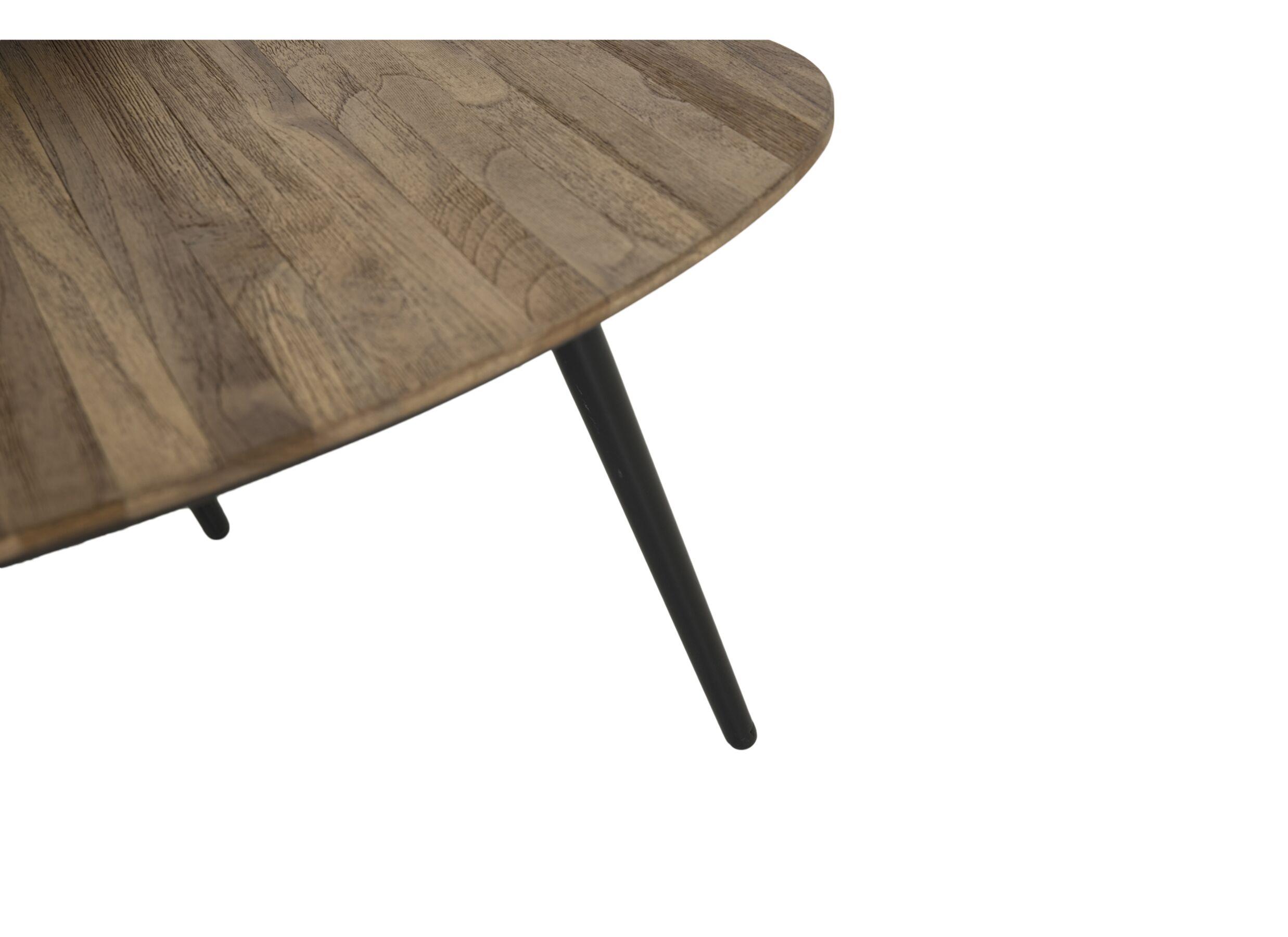 Table basse Zaza teck massif lot de 2