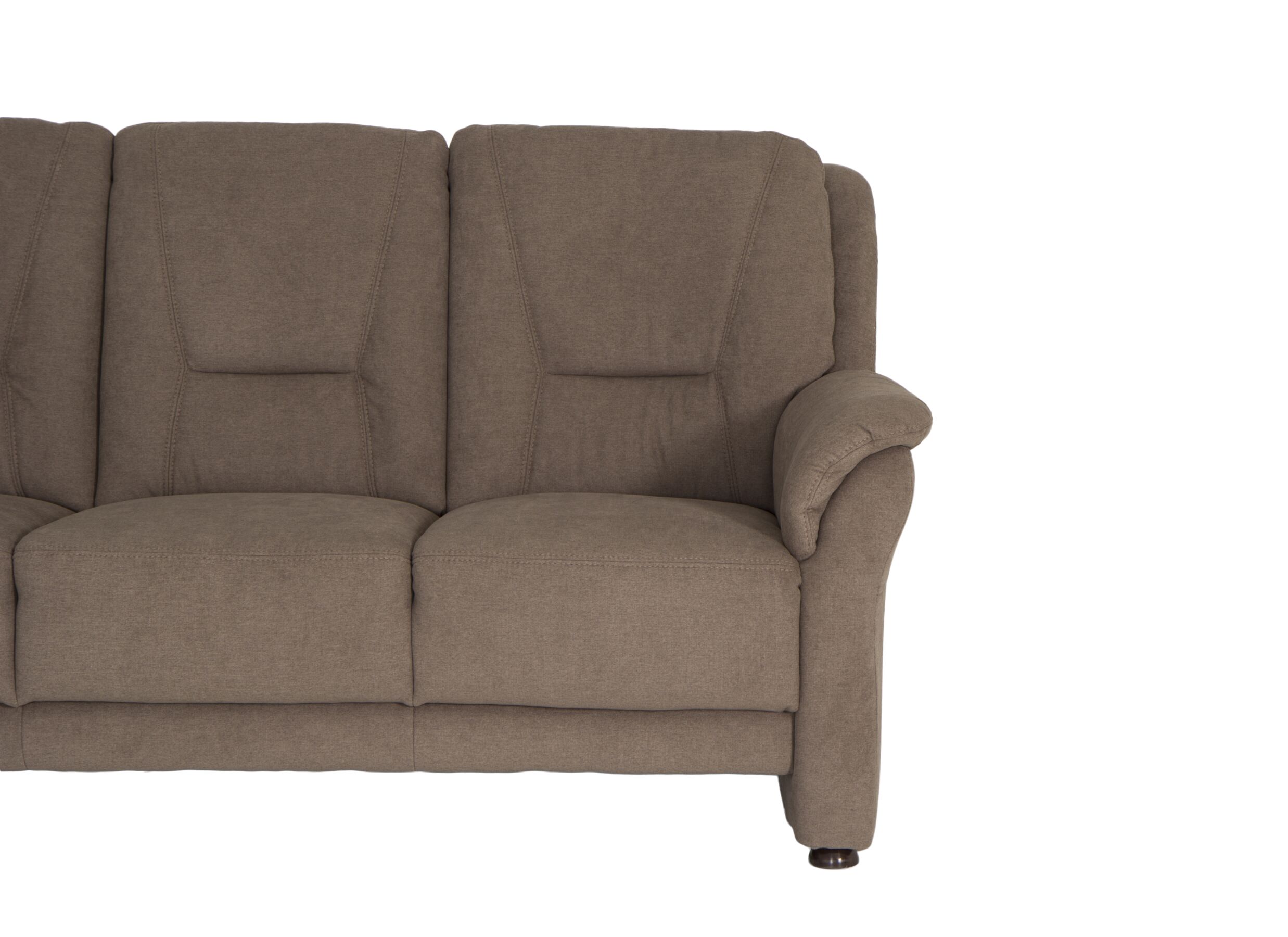 Zetel Marente 3+1+1-zit - stof - bruin